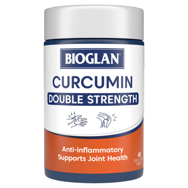 BIOGLAN CURCUMIN DOUBLE STRENGTH 40 TABLETS