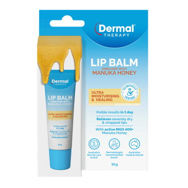 DERMAL THERAPY LIP BALM TUBE MANUKA HONEY 10G