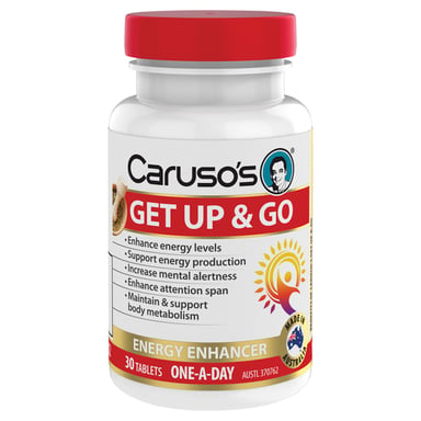 CARUSOS GET UP & GO 30 TABLETS