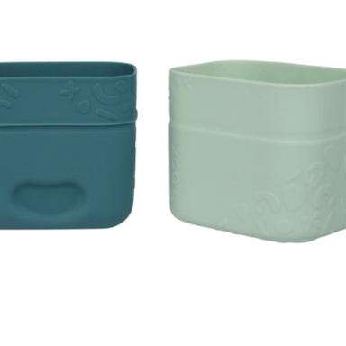 BBOX SNACK CUPS SILICONE EMERALD FOREST