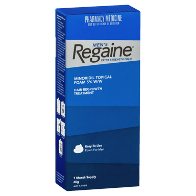 REGAINE MENS EXTRA STRENGTH TREATMENT FOAM 5% 60G
