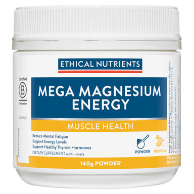 ETHICAL NUTRIENTS MEGA MAGNESIUM MUSCLE PLUS POWDER 135G