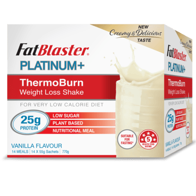 FAT BLASTER PLATINUM+ THERMOBURN SHAKE VANILLA 50G 14 PACK