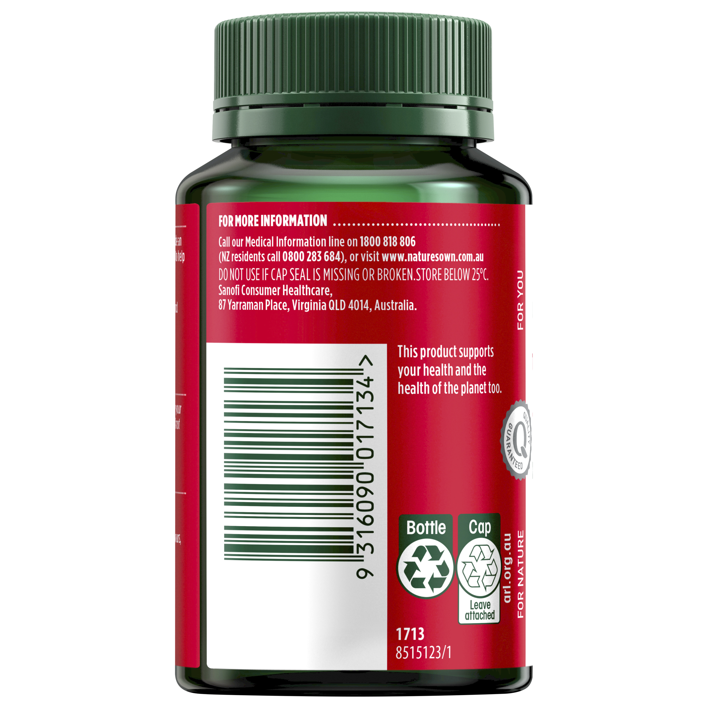 NATURES OWN VITAMIN D3 1000IU 200 CAPSULES - Image 4