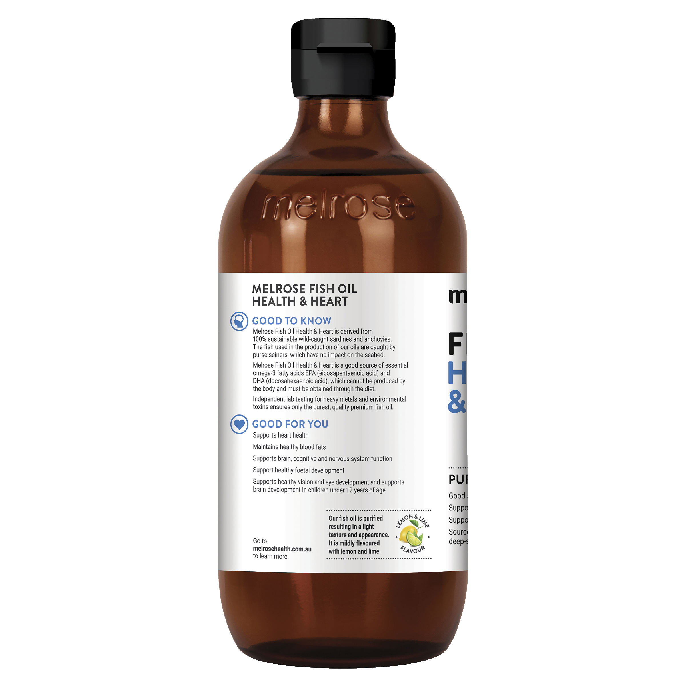 MELROSE FISH OIL LIQUID 500ML - Image 4