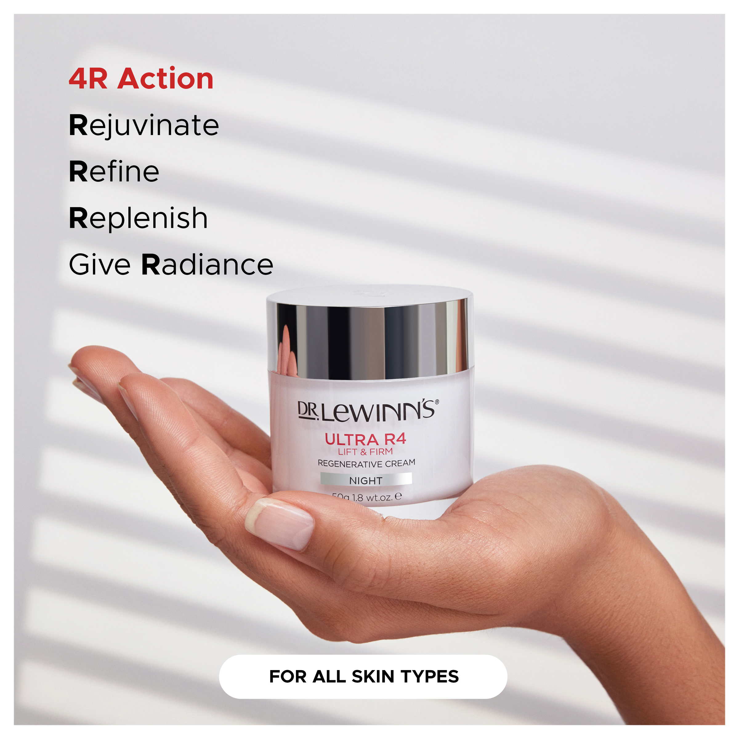 DR LEWINNS ULTRA R4 REGENERATIVE NIGHT CREAM 50G - Image 7