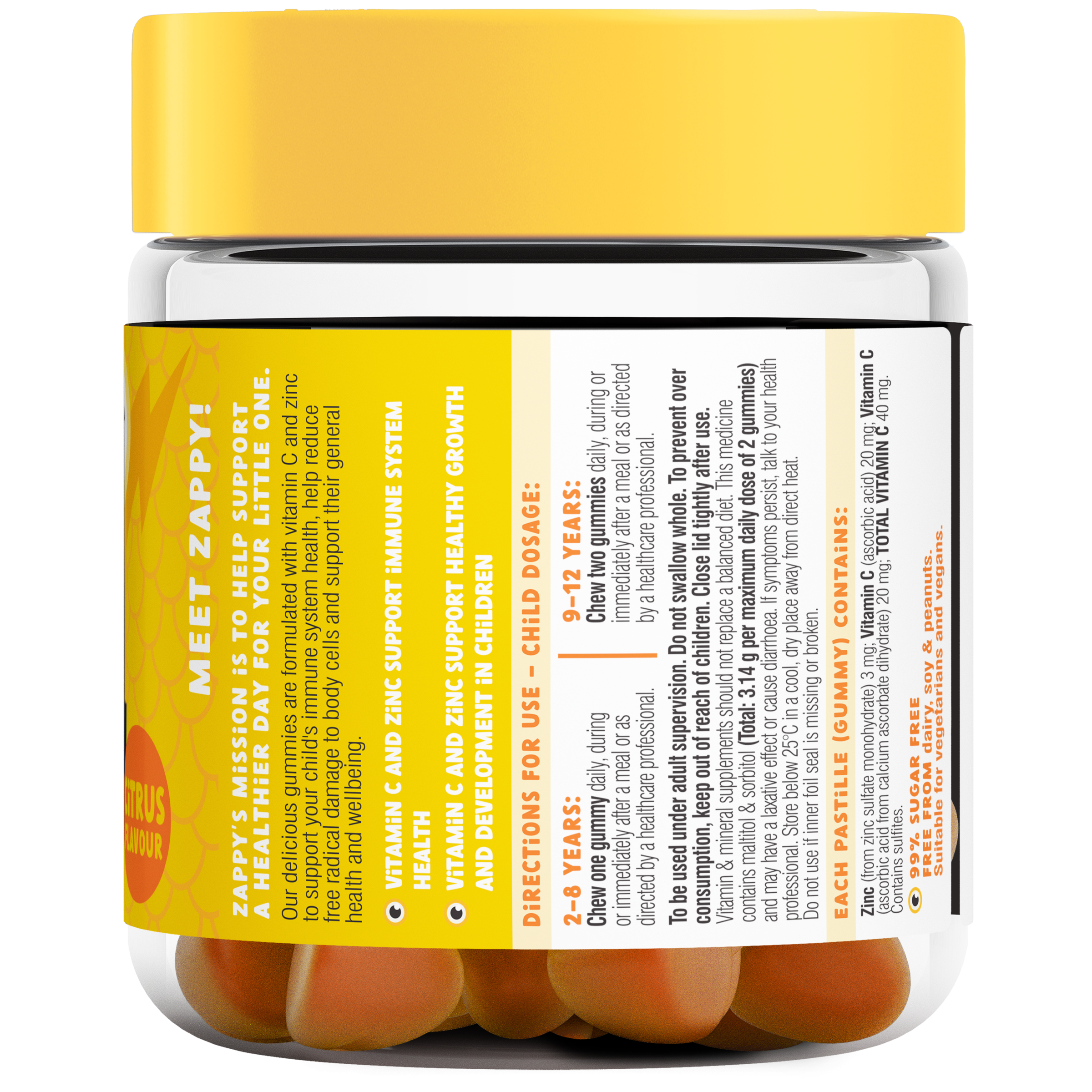 SWISSE LITTLE VITAMIN C + ZINC 40 GUMMIES - Image 2