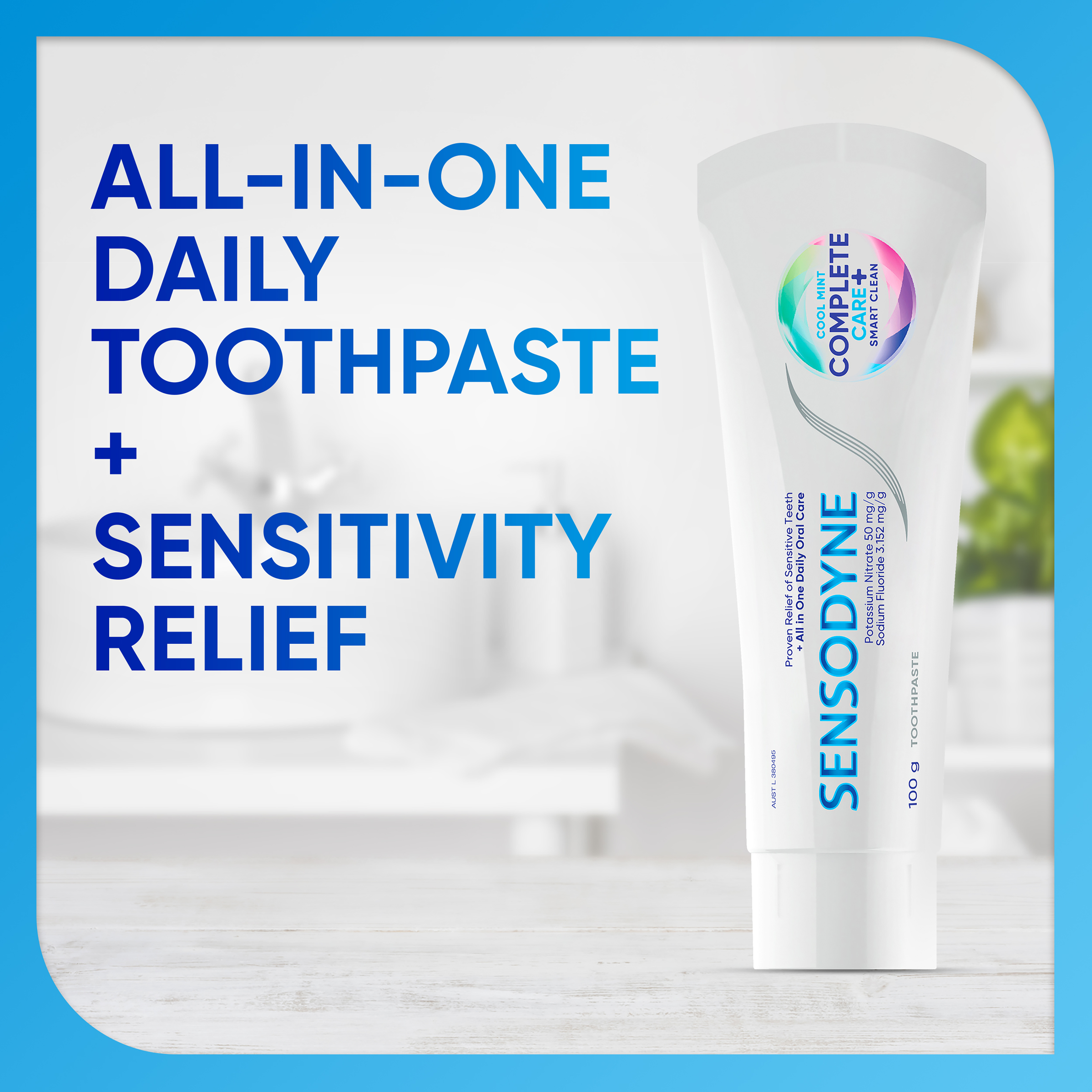 SENSODYNE COMPLETE CARE TOOTHPASTE COOL MINT 100G - Image 5
