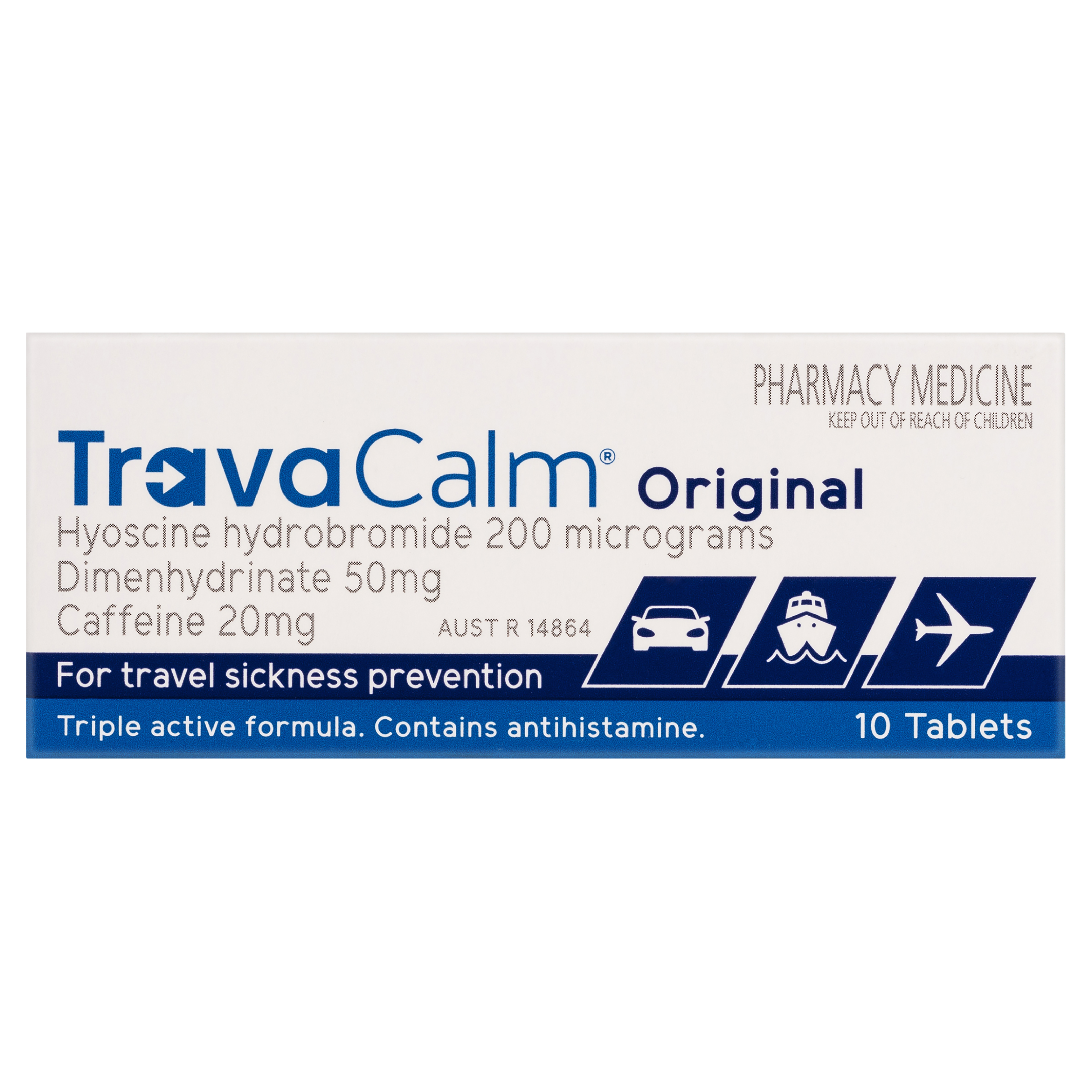 TRAVACALM ORIGINAL 10 TABLETS - Image 2