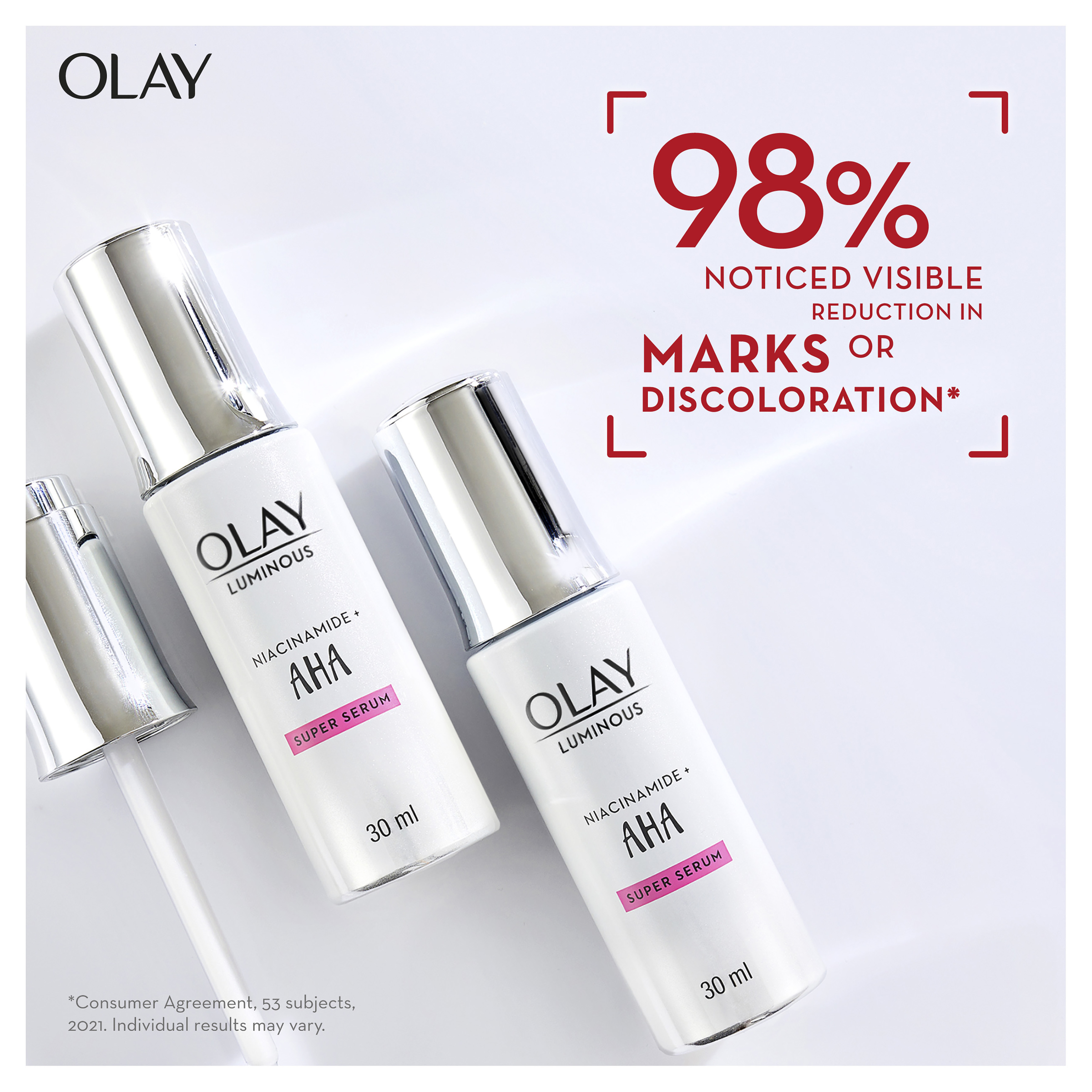 OLAY LUMINOUS AHA SERUM 30ML - Image 3
