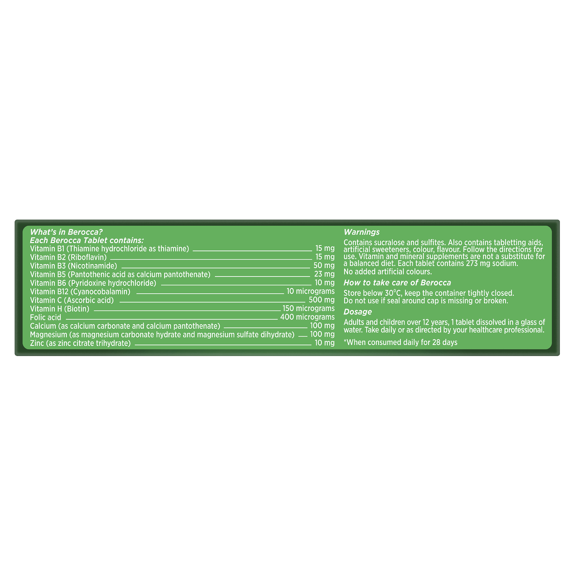 BEROCCA EFFERVESCENT MANGO AND ORANGE 45 PACK - Image 7