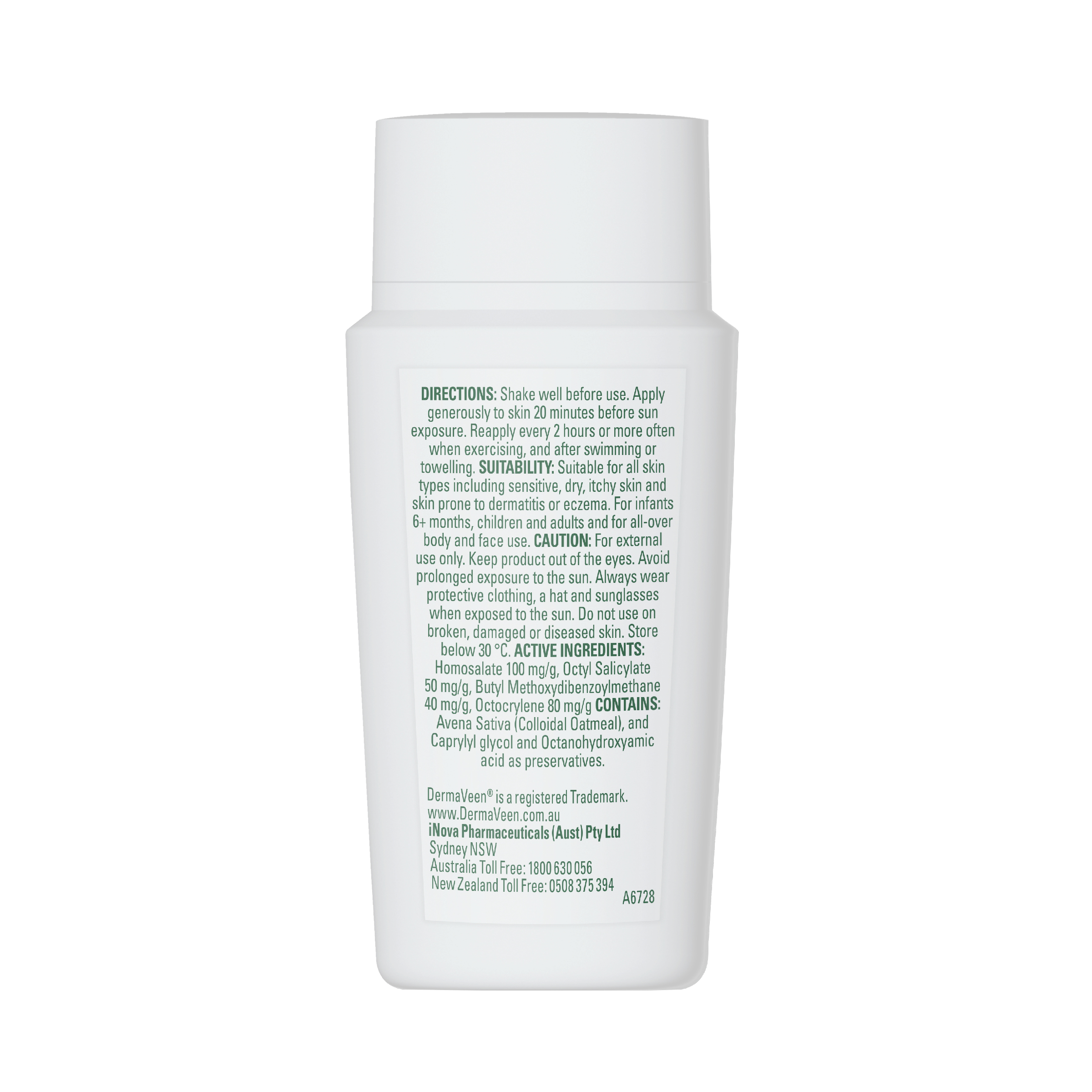 DERMAVEEN SENSITIVE FACE SUNSCREEN INVISIBLE FLUID SPF50+ 50ML - Image 4