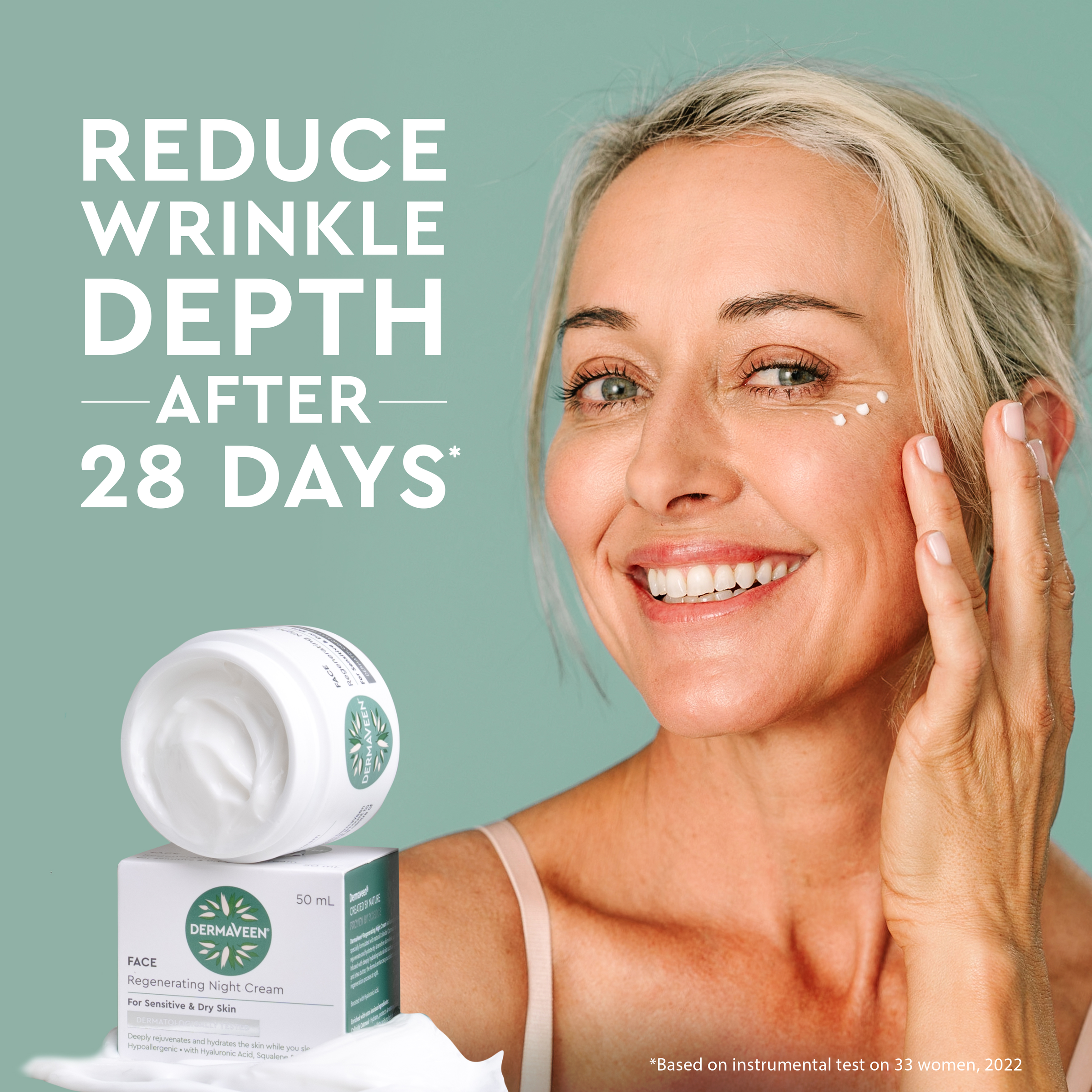 DERMAVEEN FACE REGENERATING NIGHT CREAM 50ML - Image 8