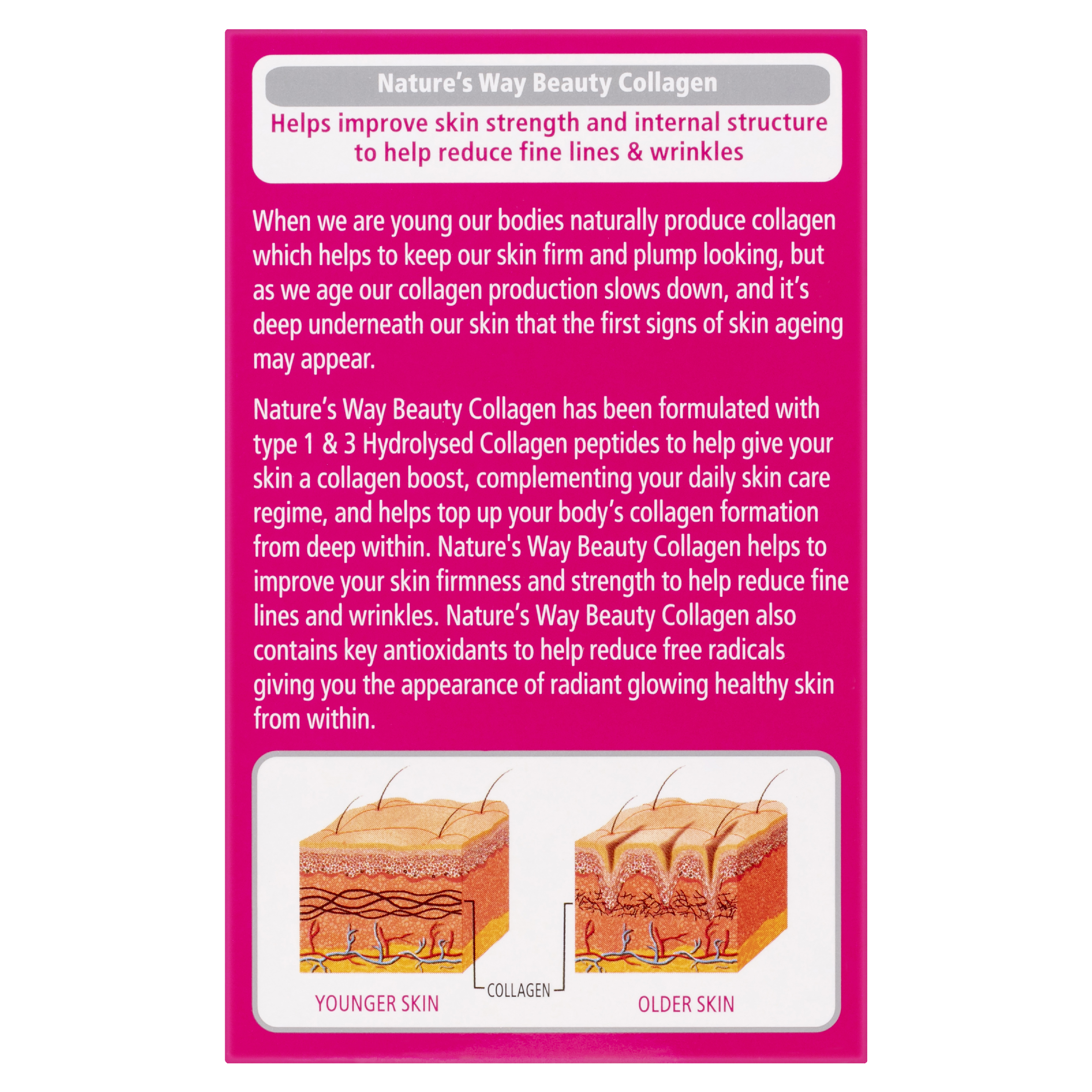 NATURES WAY BEAUTY COLLAGEN 60 TABLETS - Image 2