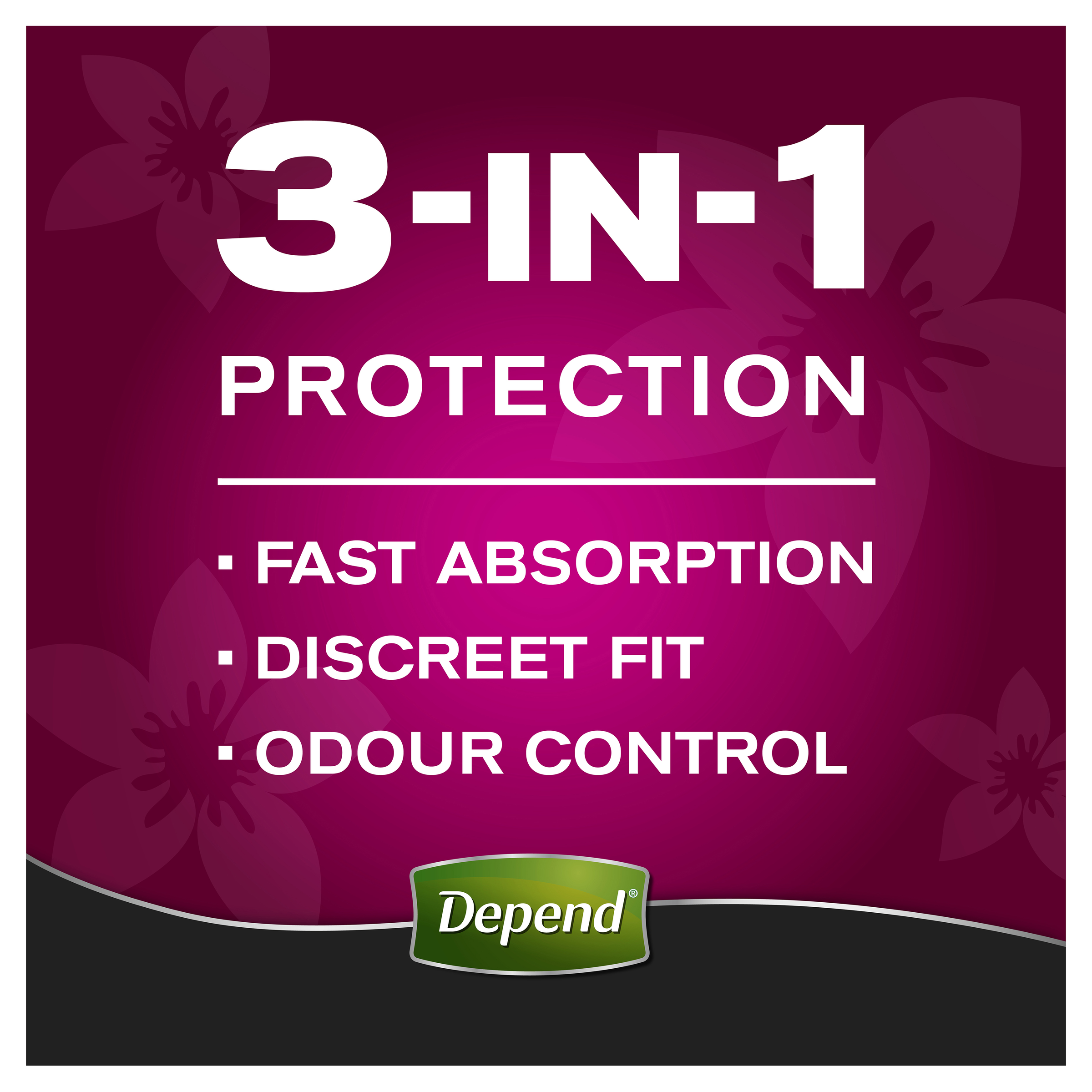 DEPEND WOMEN REAL FIT UNDERWEAR REGULAR 7D X-LARGE 8 PACK - Image 7