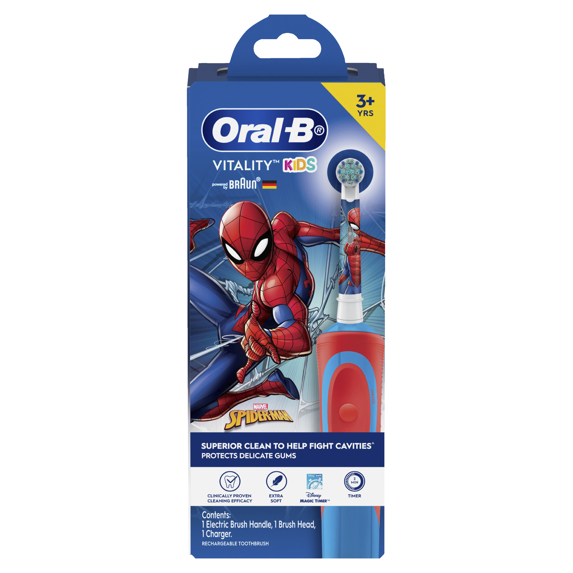 ORAL-B ELECTRIC TOOTHBRUSH SPIDERMAN ECOBOX 1 PACK