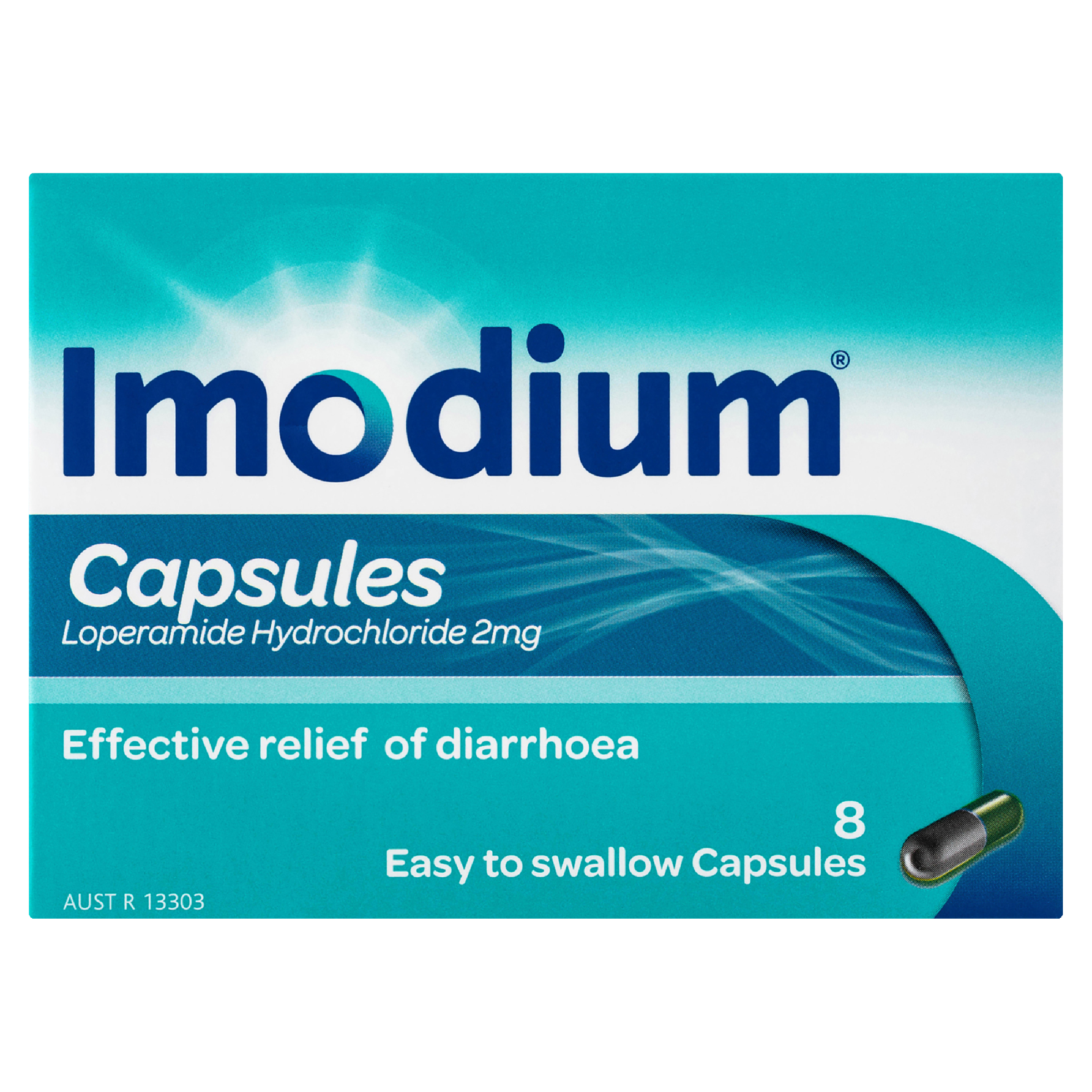 IMODIUM DIARRHOEA RELIEF 8 CAPSULES - Image 2