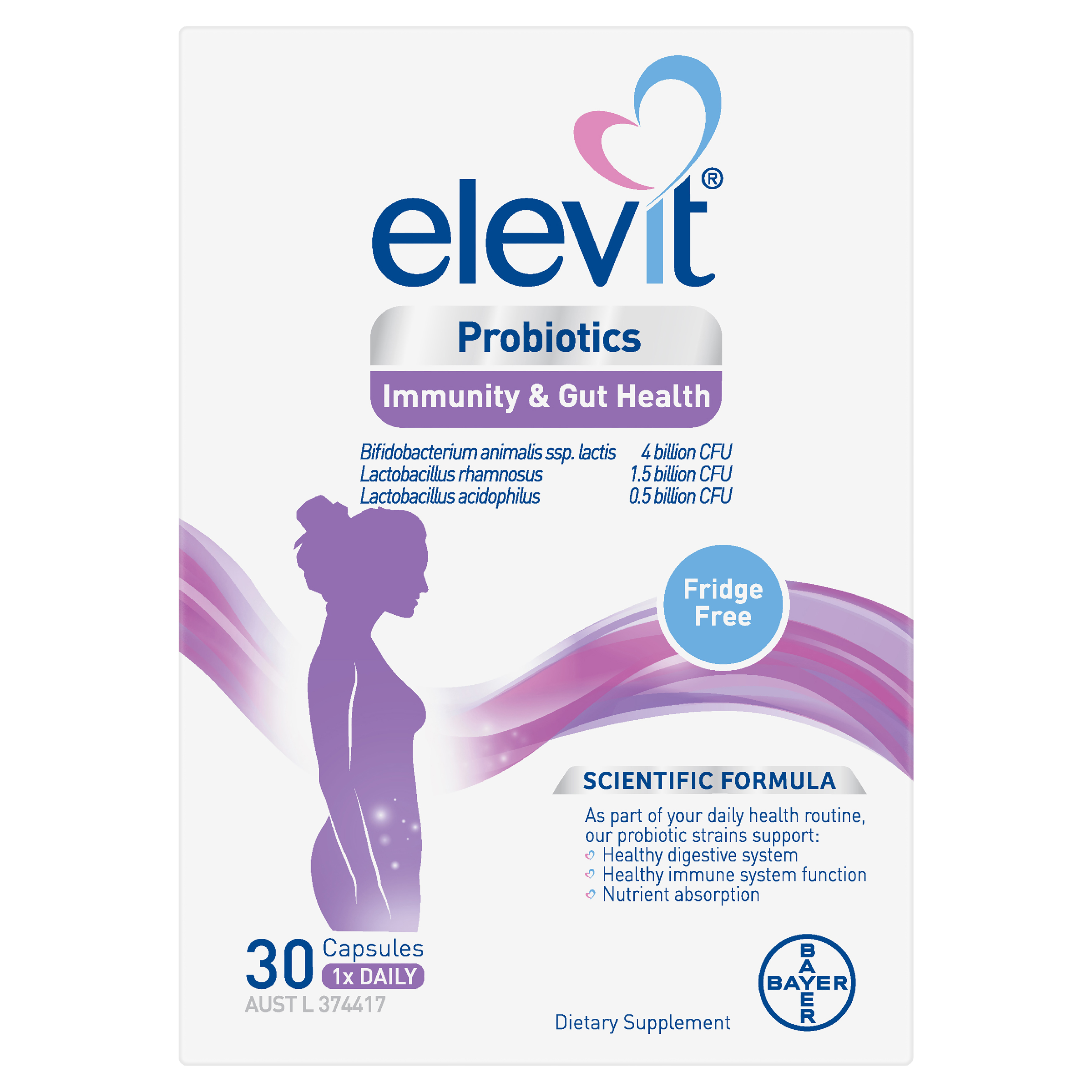 ELEVIT PROBIOTICS 30 CAPSULES - Image 2