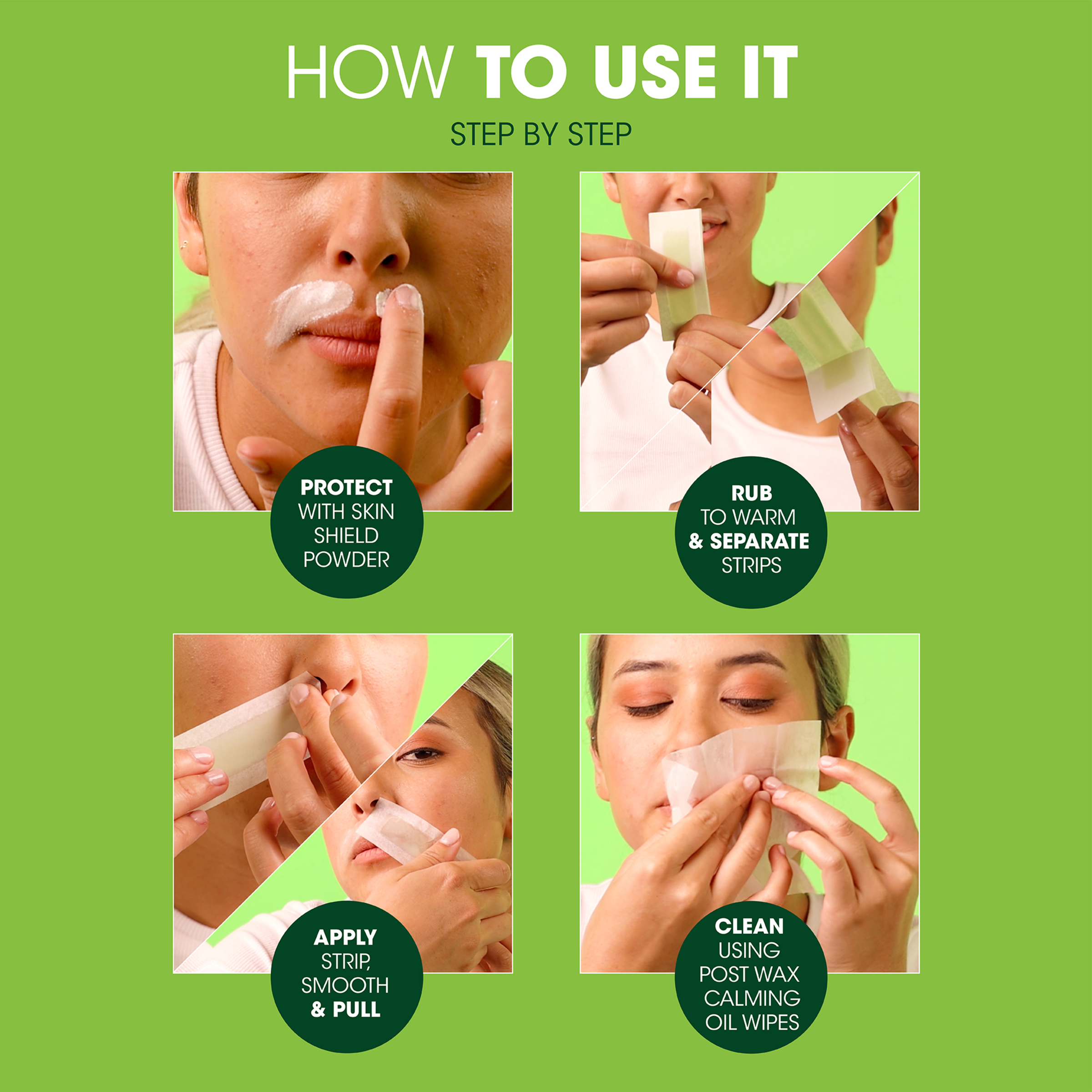 NADS FACIAL WAX STRIPS 20 PACK - Image 6