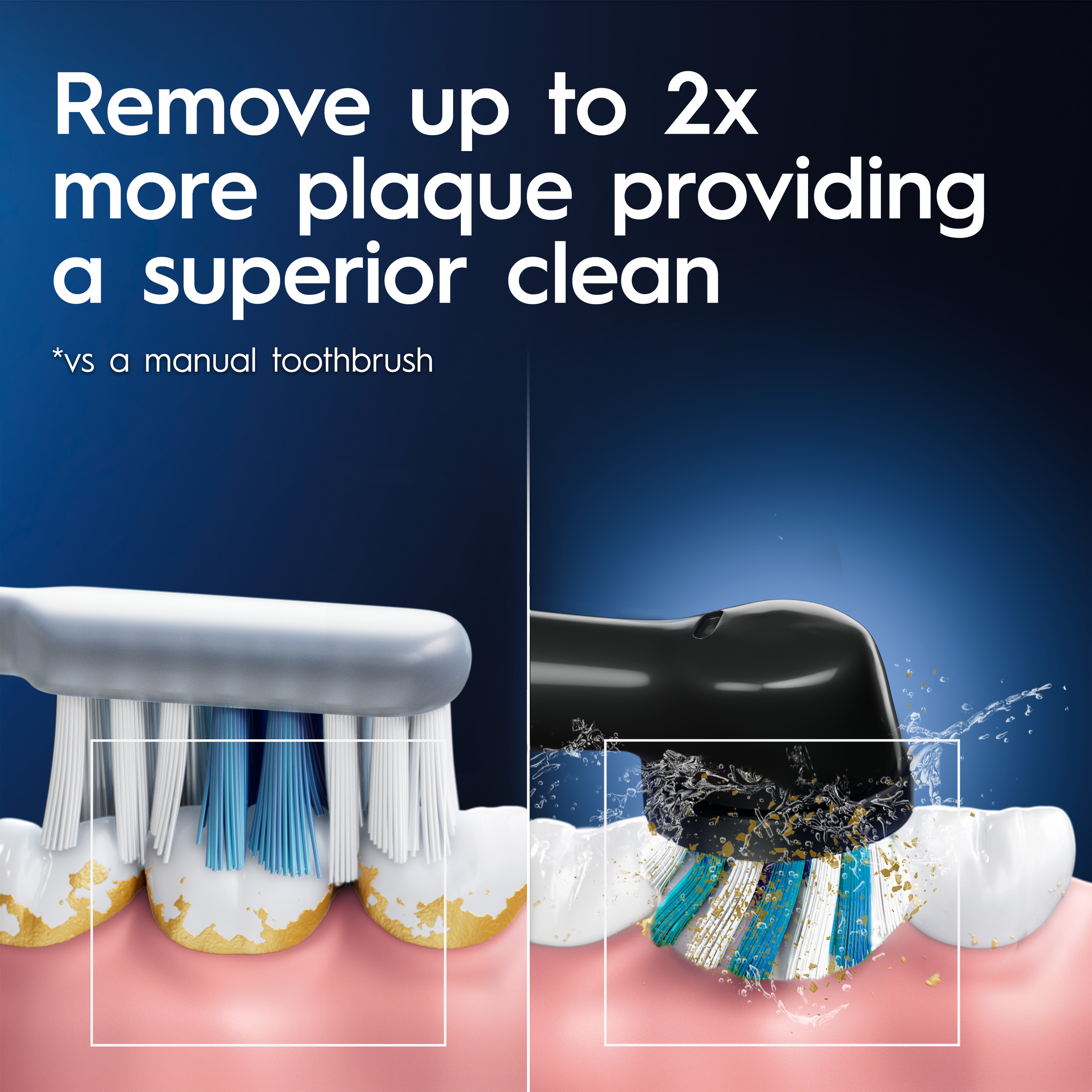 ORAL-B TOOTHPASTE PRO 100 POWER CROSSACTION BLACK + TRAVEL CASE - Image 2