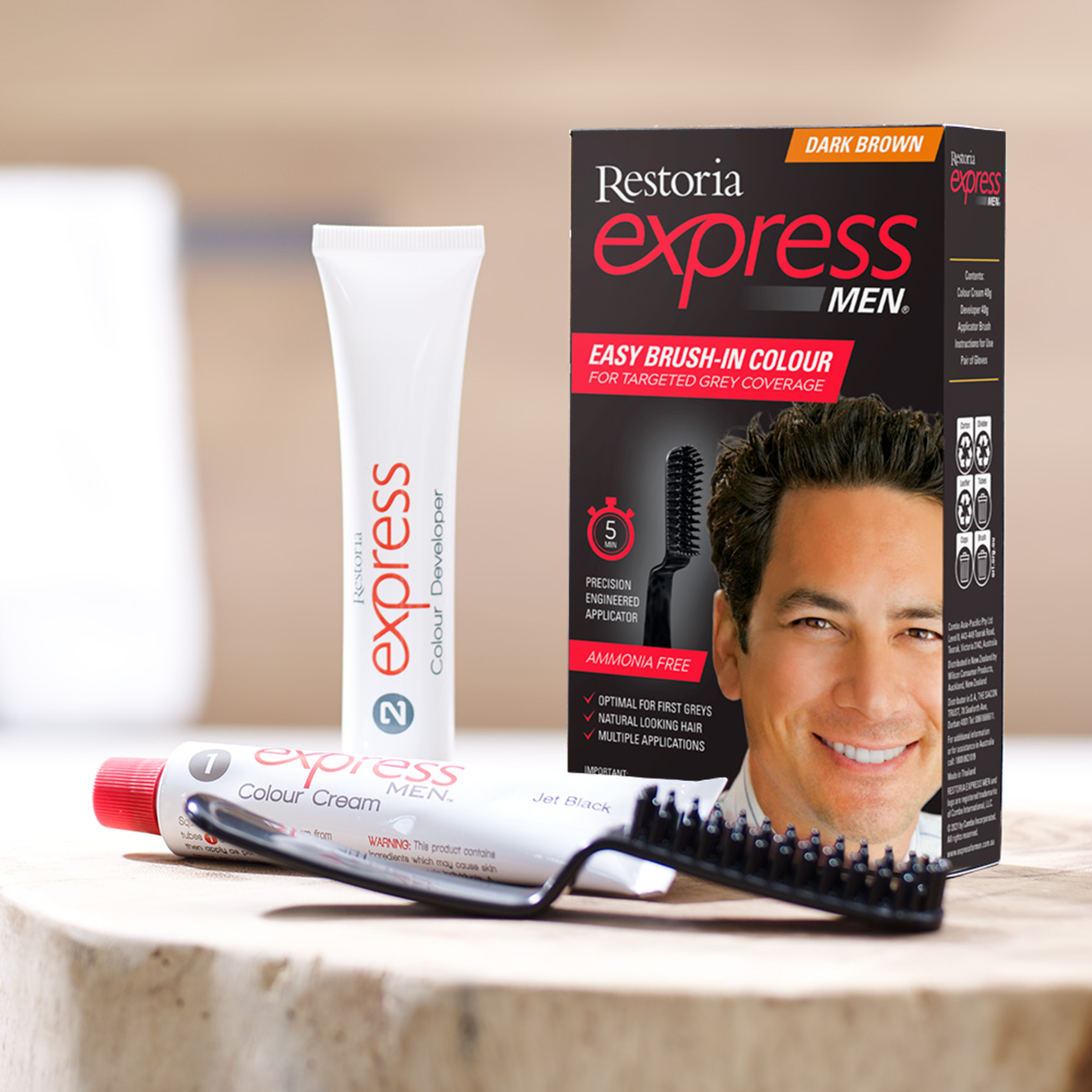 RESTORIA EXPRESS MEN DARK BROWN - Image 8
