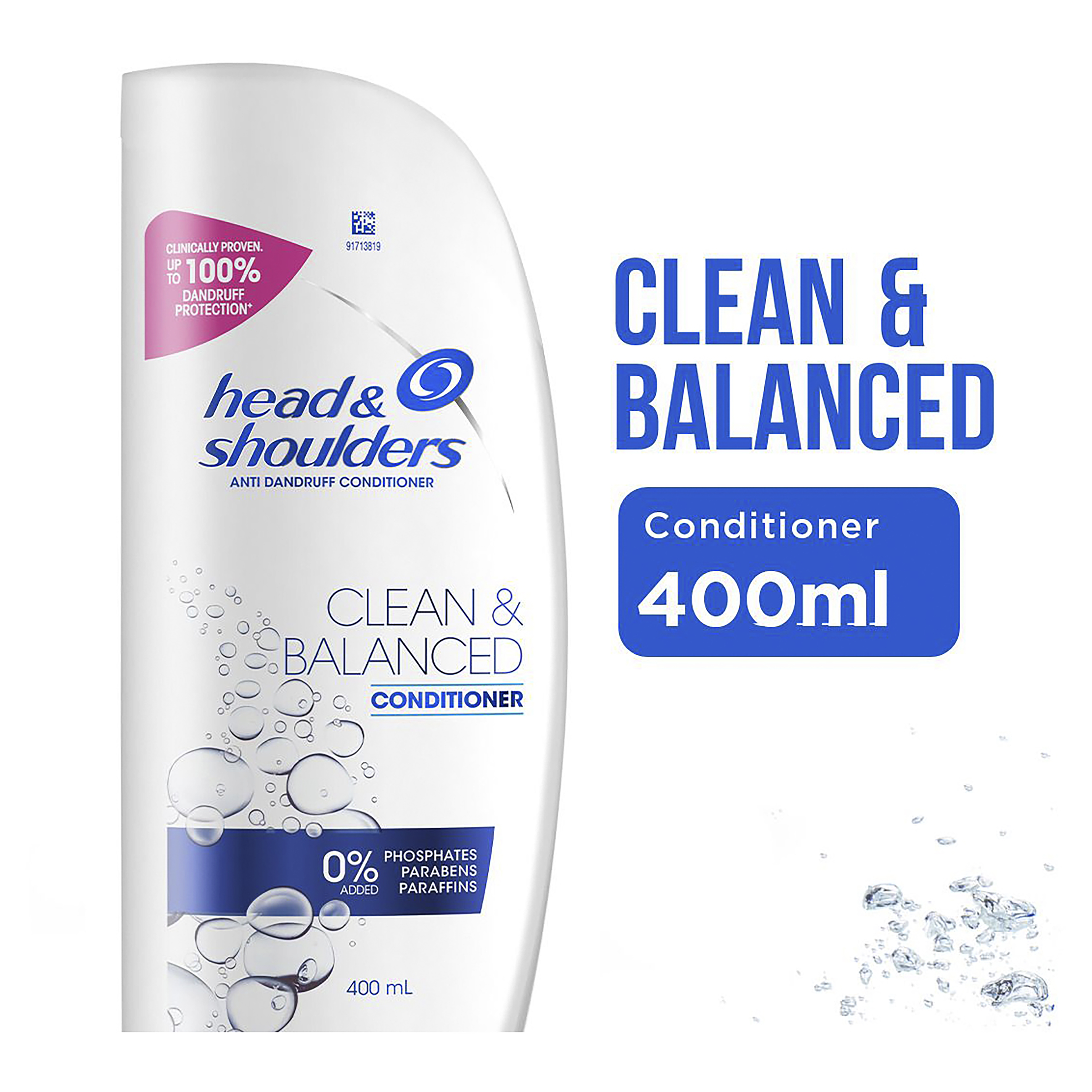 HEAD & SHOULDERS CLEAN & BALANCED CONDITIONER 400ML - Image 8