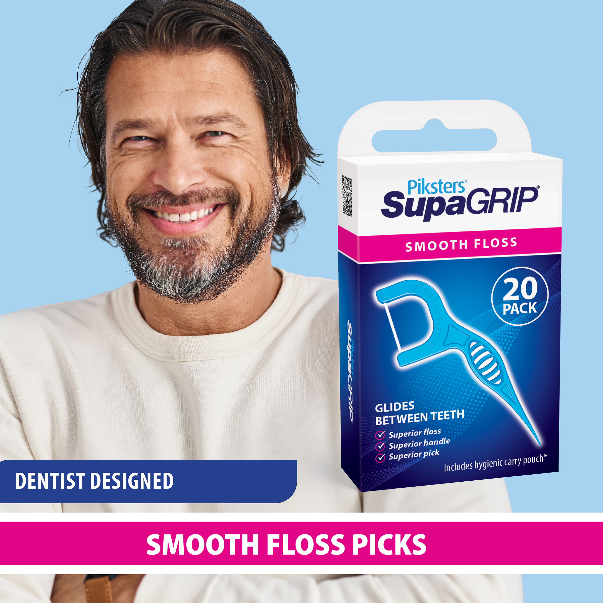 PIKSTERS SUPERGRIP FLOSS PICK 20 PACK - Image 6