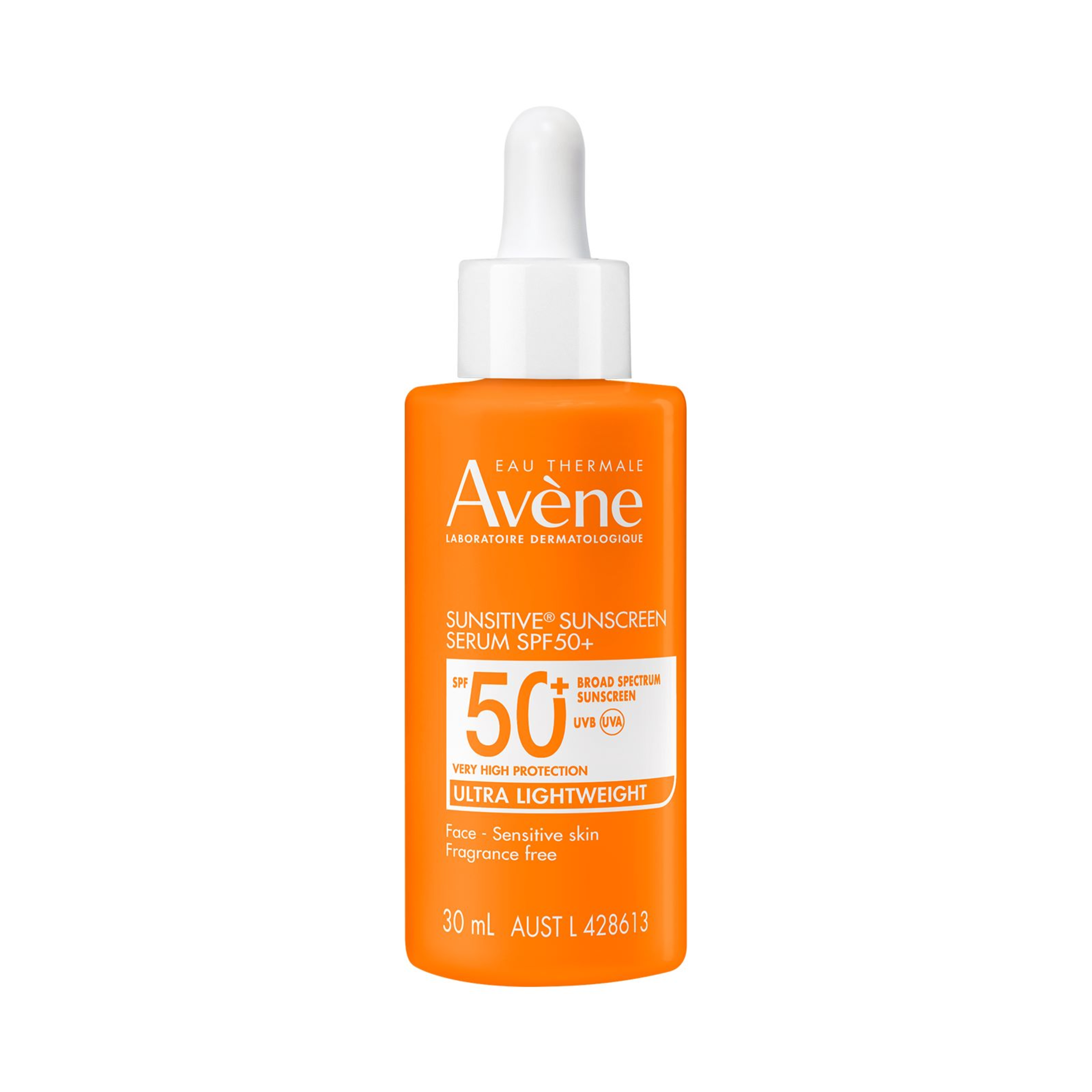 AVENE SUNSITIVE SUNSCREEN SERUM SPF 50+ FLUID 30ML