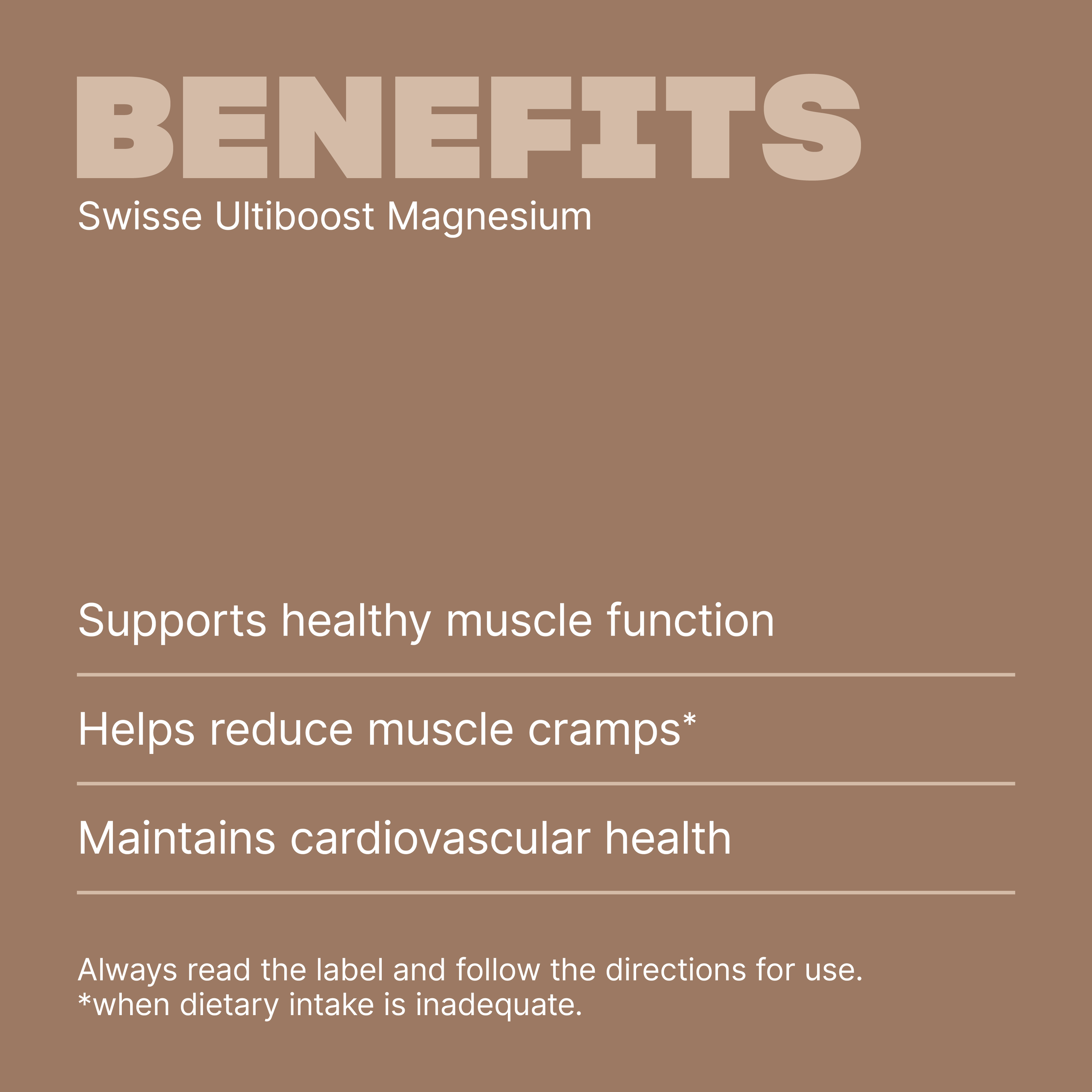 SWISSE ULTIBOOST MAGNESIUM 60 TABLETS - Image 3