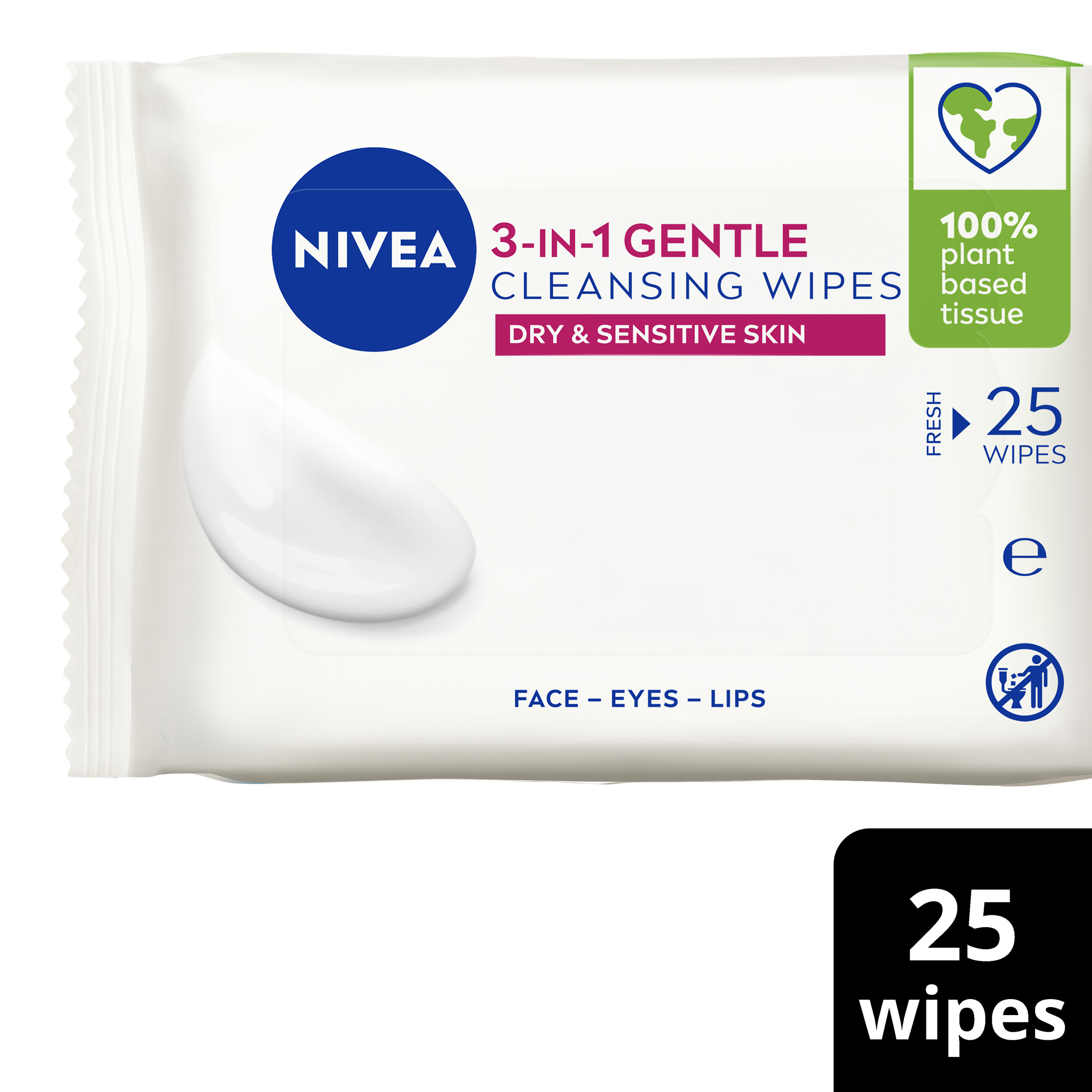 NIVEA DAILY ESSENTIALS GENTLE WIPES 25 PACK - Image 11