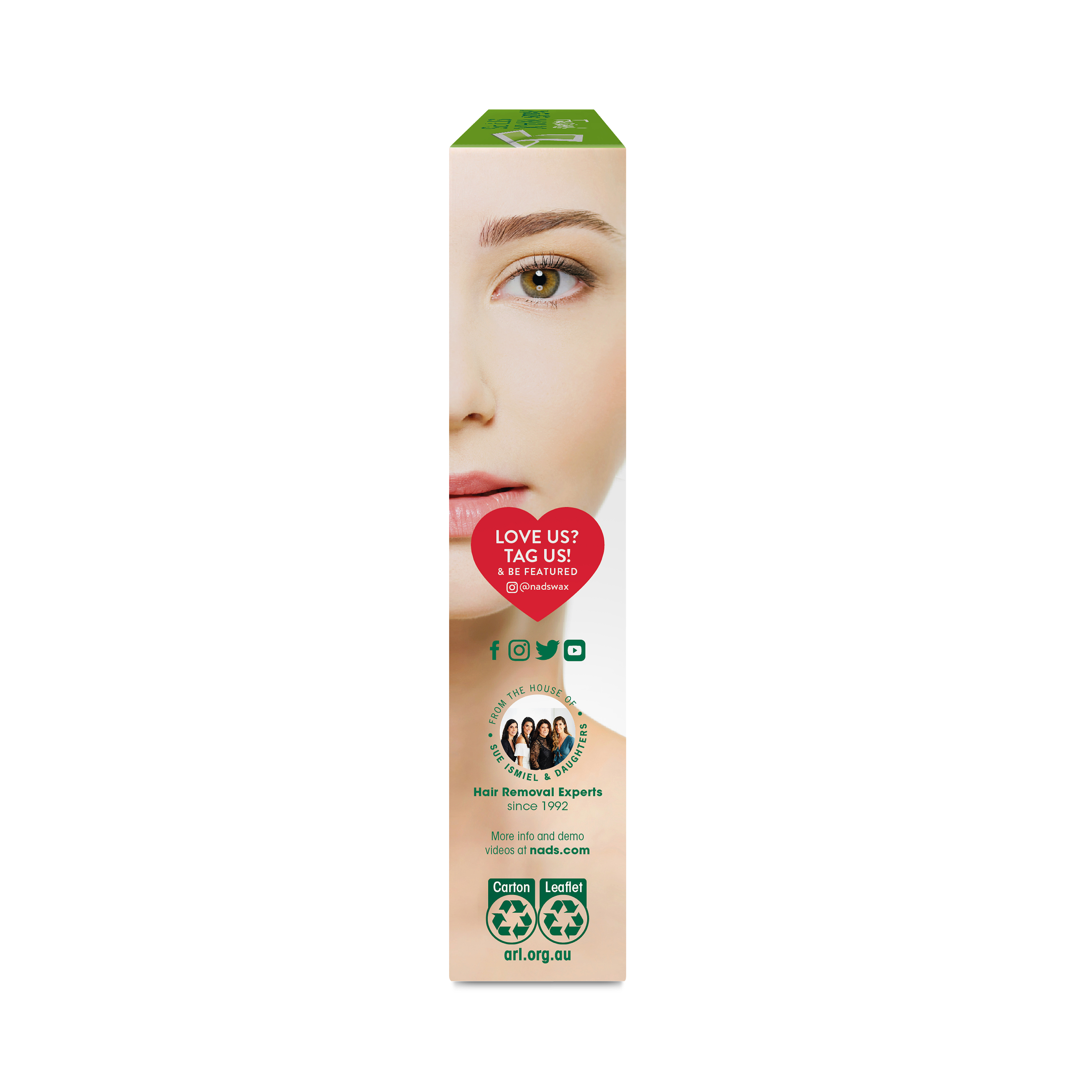 NADS FACIAL WAX STRIPS 20 PACK - Image 3