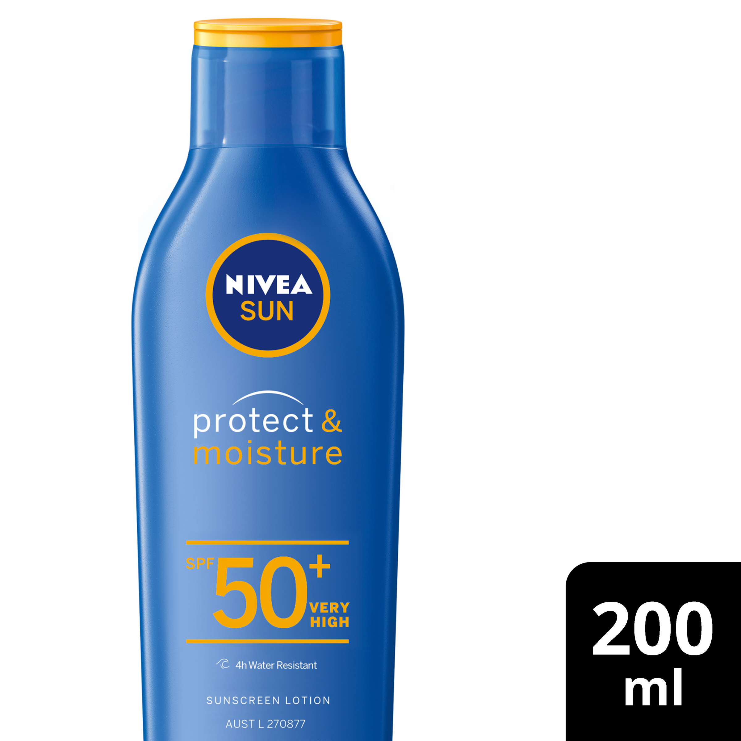 NIVEA PROTECT & MOISTURE SUNSCREEN LOTION SPF50+ 200ML - Image 9