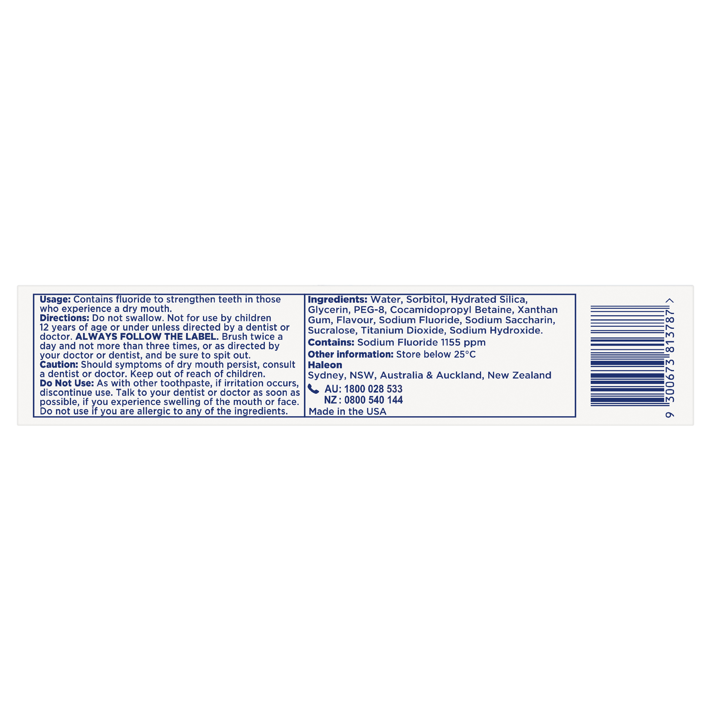 BIOTENE DRY MOUTH T/PASTE MOISTURISING 120G - Image 3