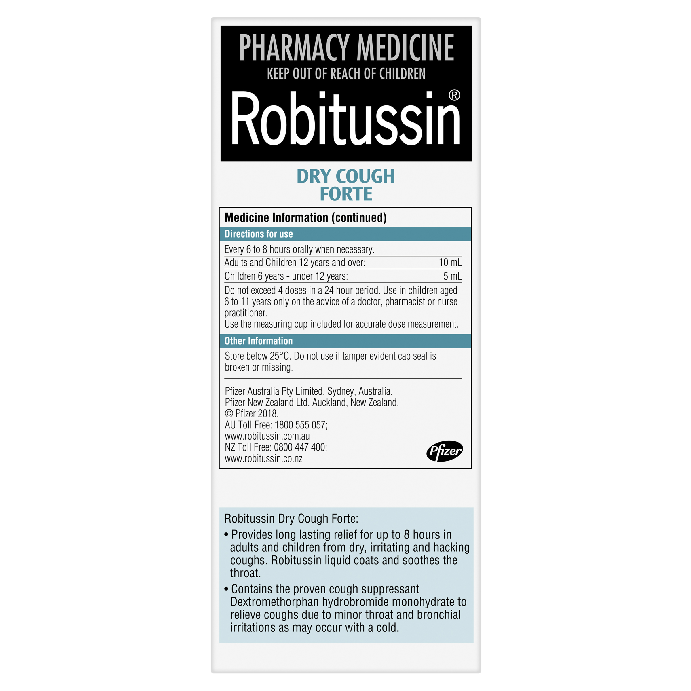 ROBITUSSIN DRY COUGH FORTE 200ML - Image 3