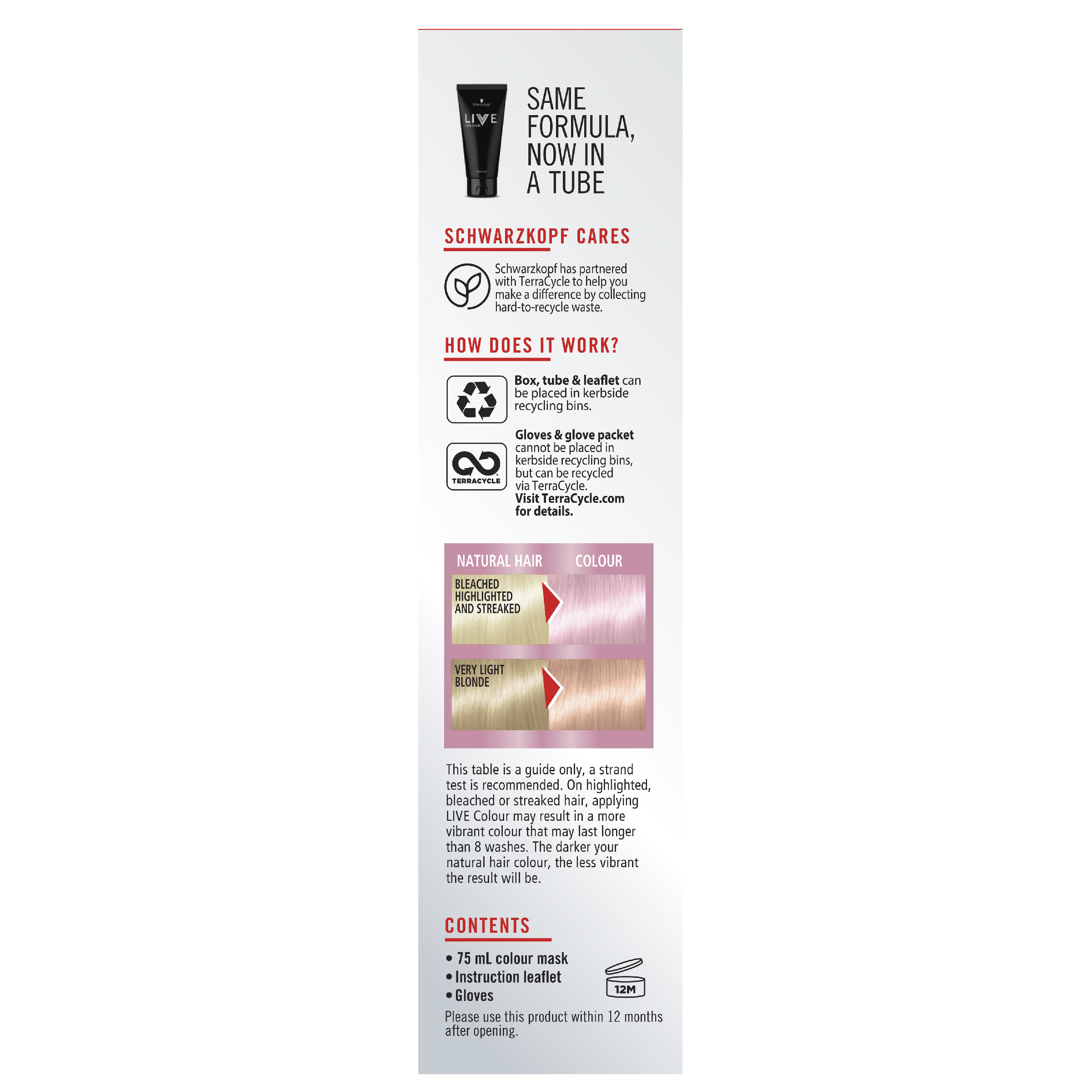 SCHWARZKOPF LIVE COLOUR METALLIC ROSE GOLD 75ML - Image 6