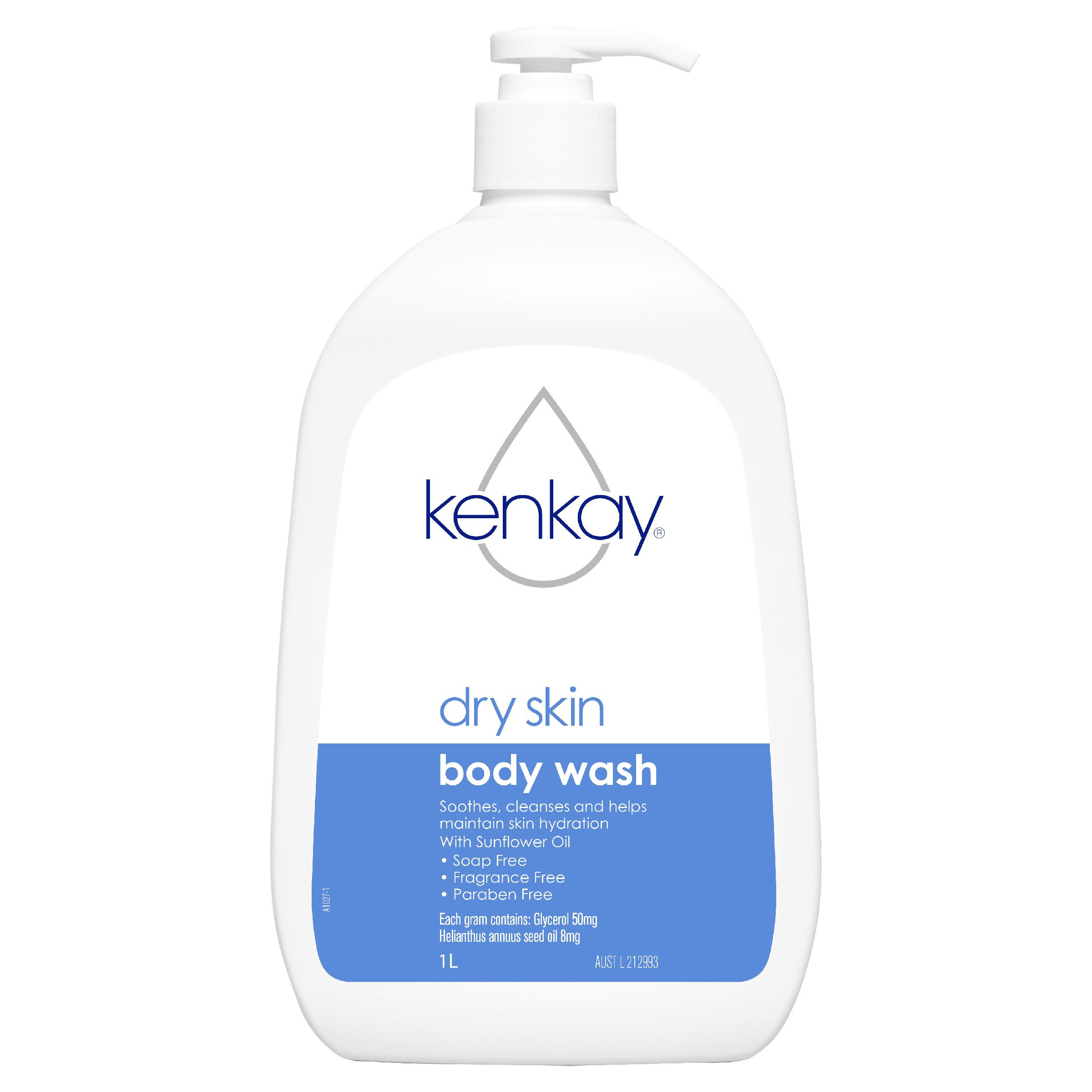 KENKAY DRY SKIN BODY WASH PUMP 1 LITRE