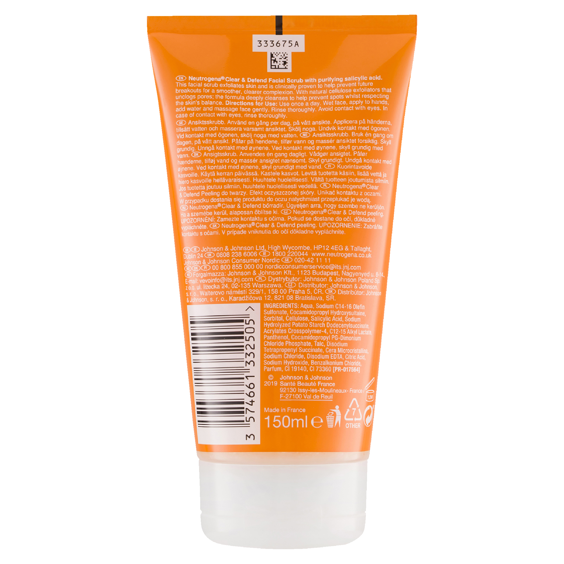 NEUTROGENA VISIBLY CLEAR SCRUB 150ML - Image 2