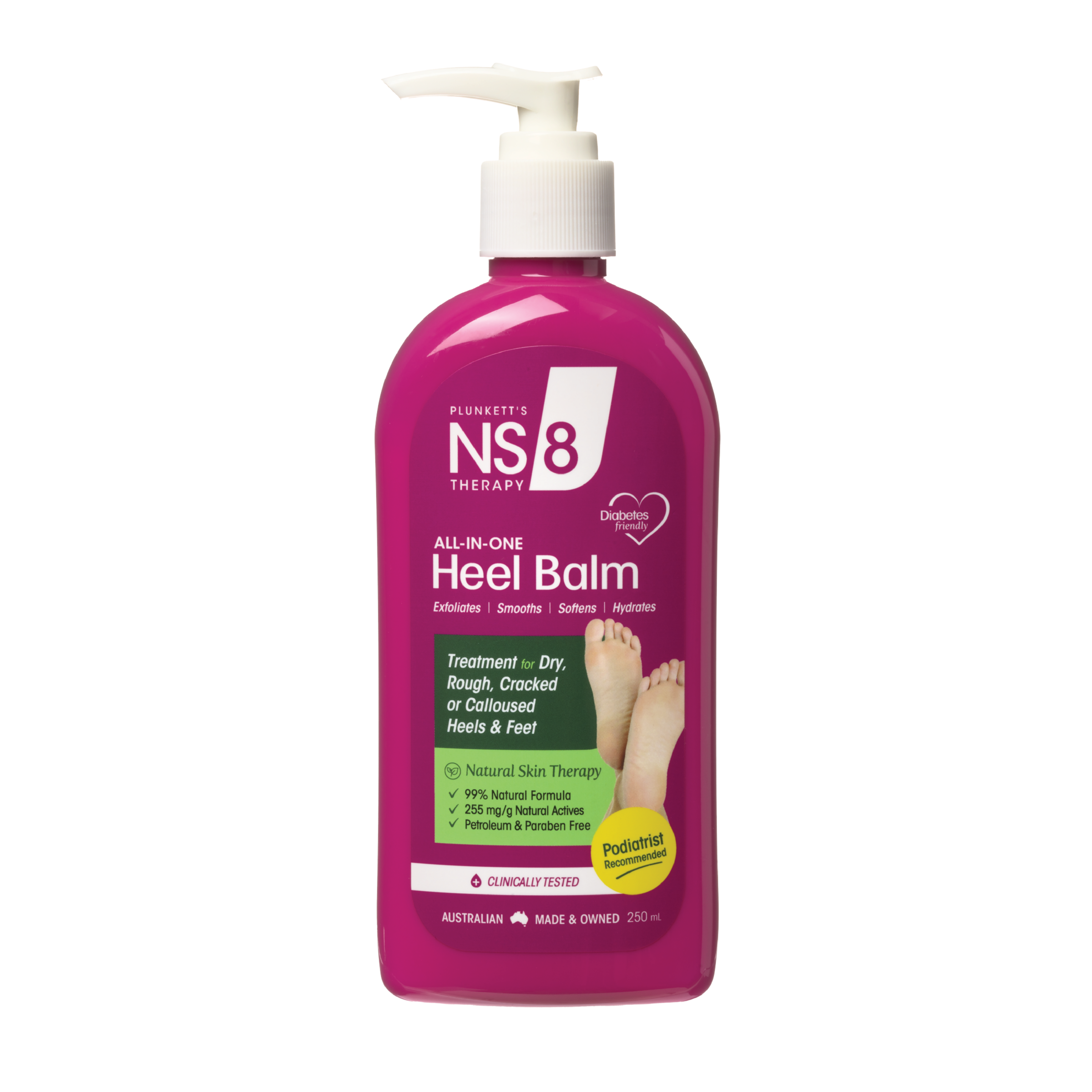 PLUNKETTS NS8 HEEL BALM COMPLEX 250ML