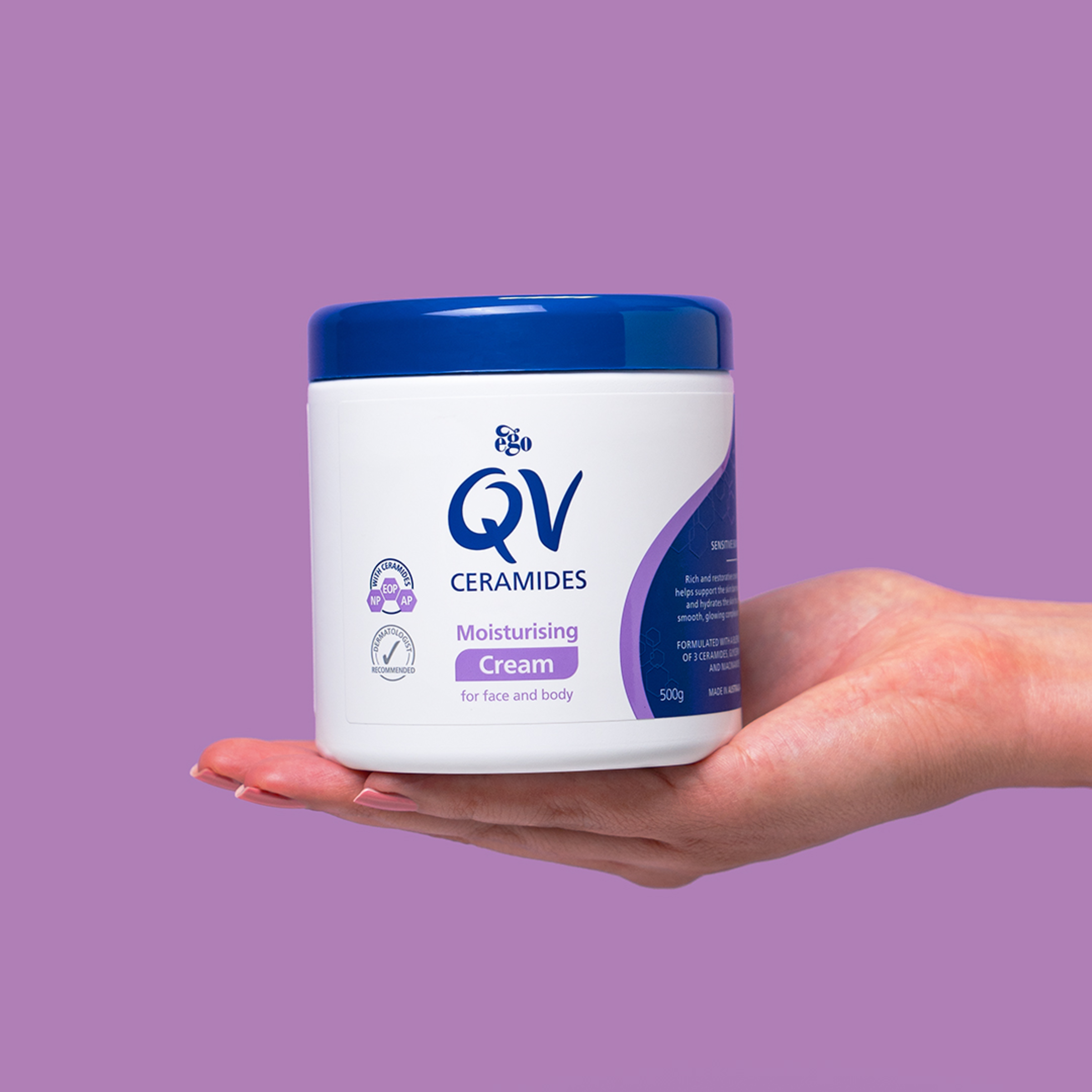 EGO QV CERAMIDES CREAM 500G - Image 4