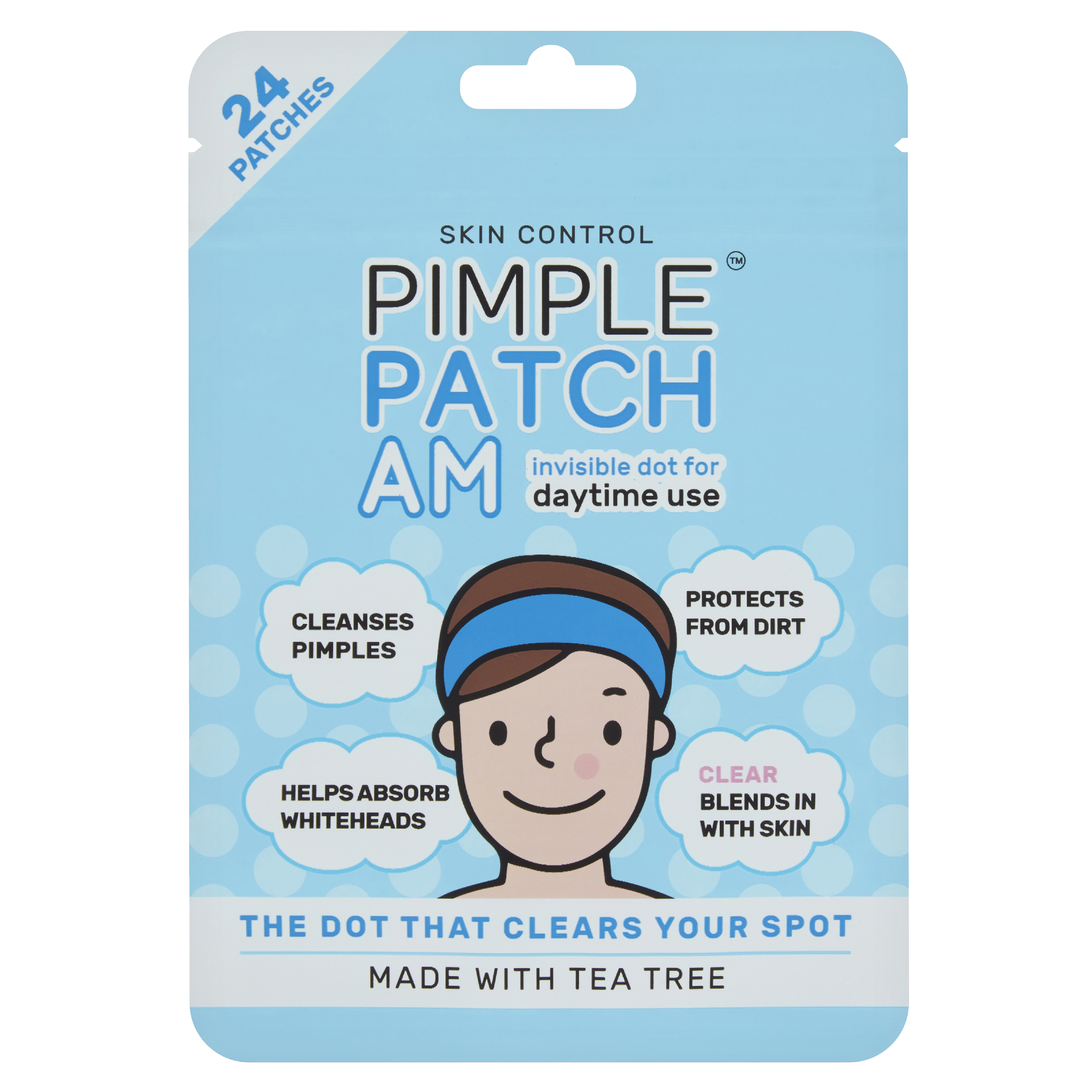 SKIN CONTROL PIMPLE PATCH AM DAYTIME 24 PACK