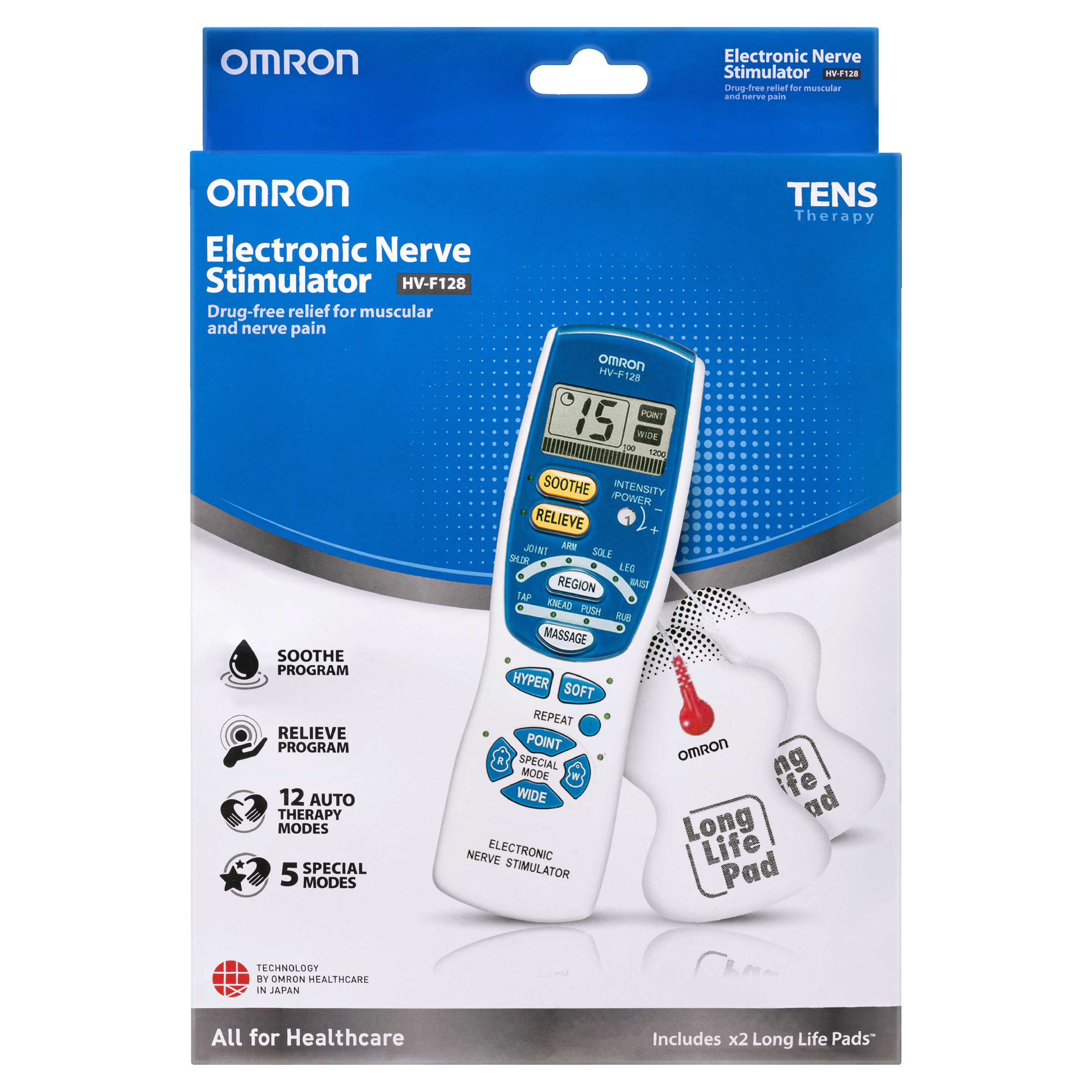 OMRON THERAPY TENS DEVICE HVF128 - Image 2
