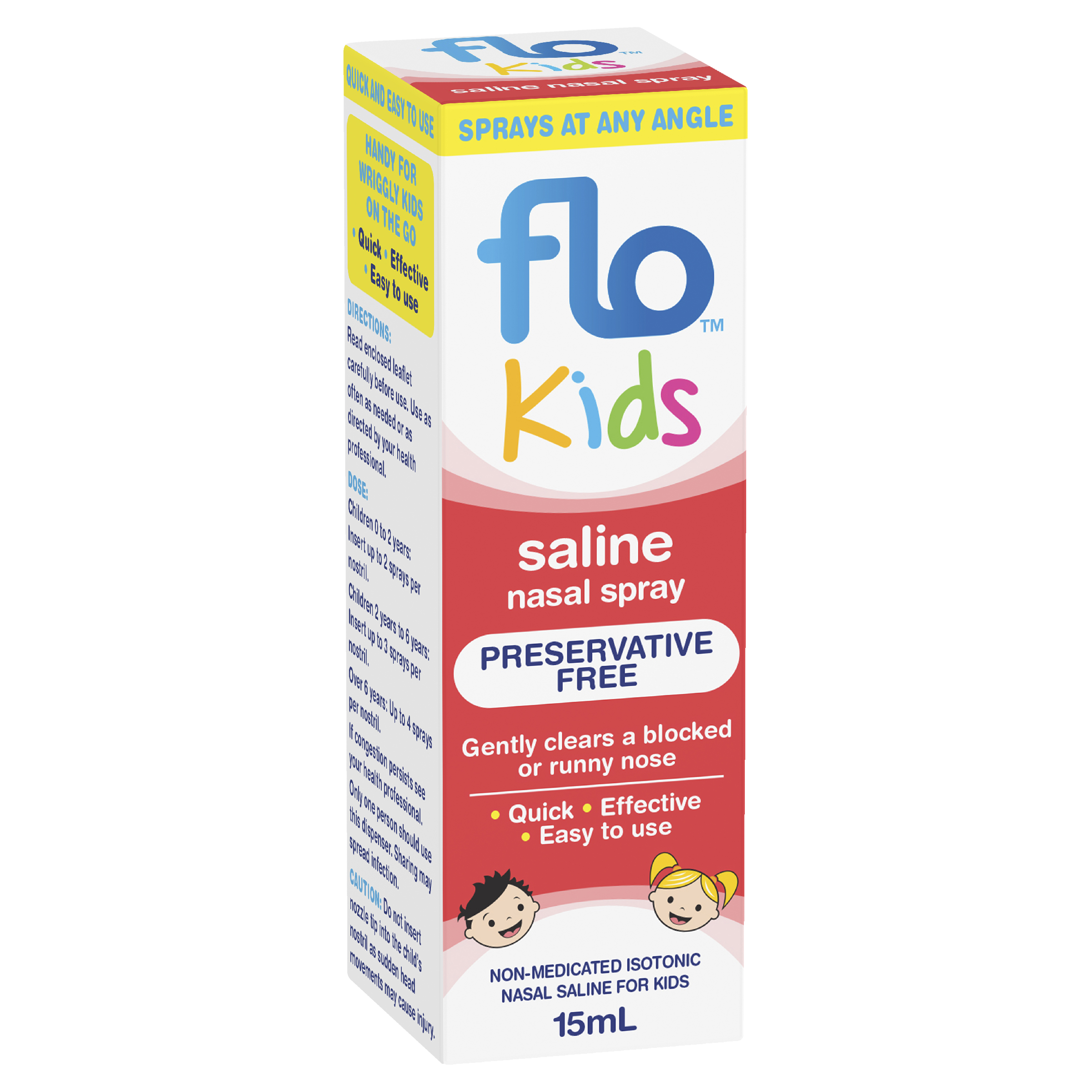 FLO KIDS SALINE NASAL SPRAY 15ML