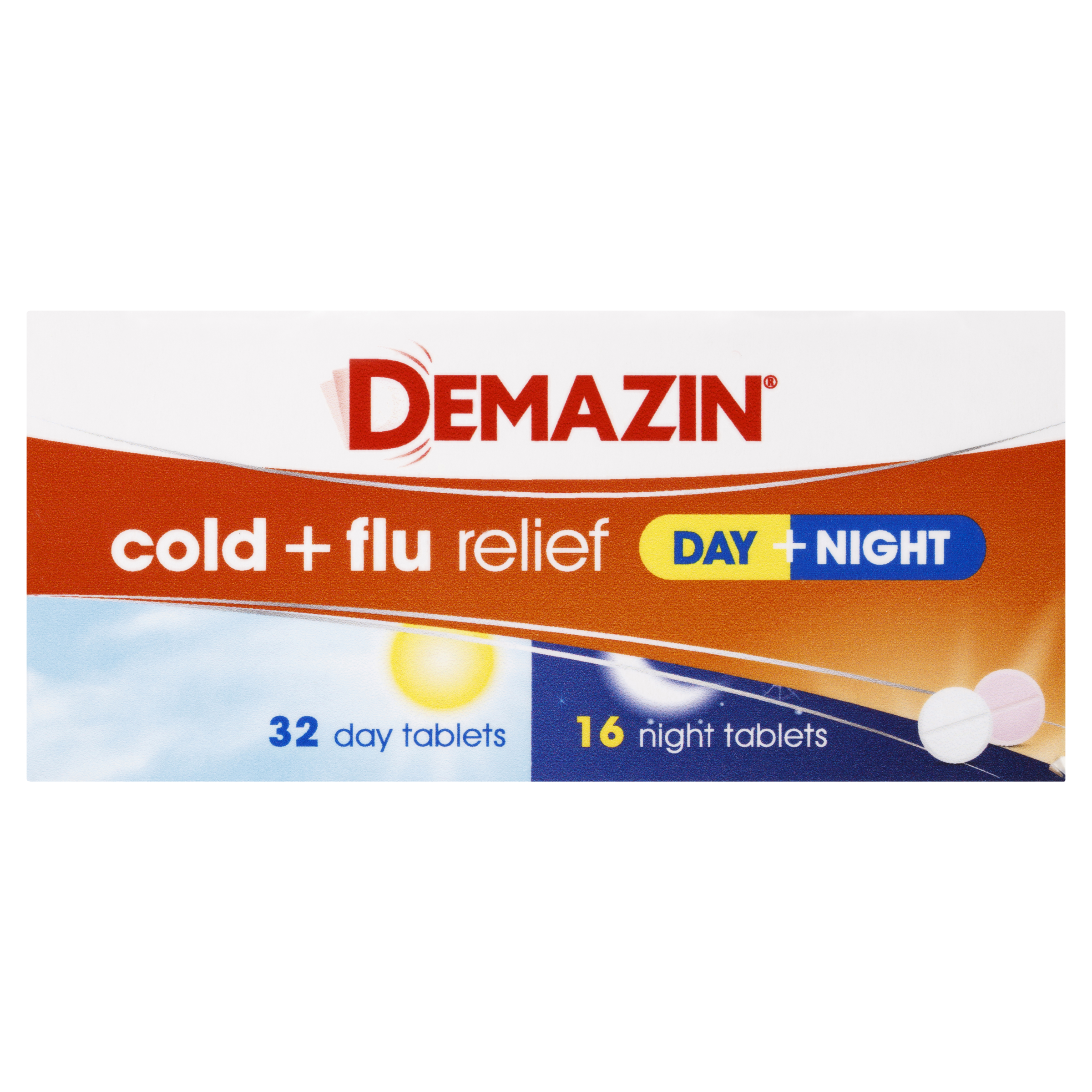 DEMAZIN DAY & NIGHT COLD & FLU PE 48 TABLETS - Image 3