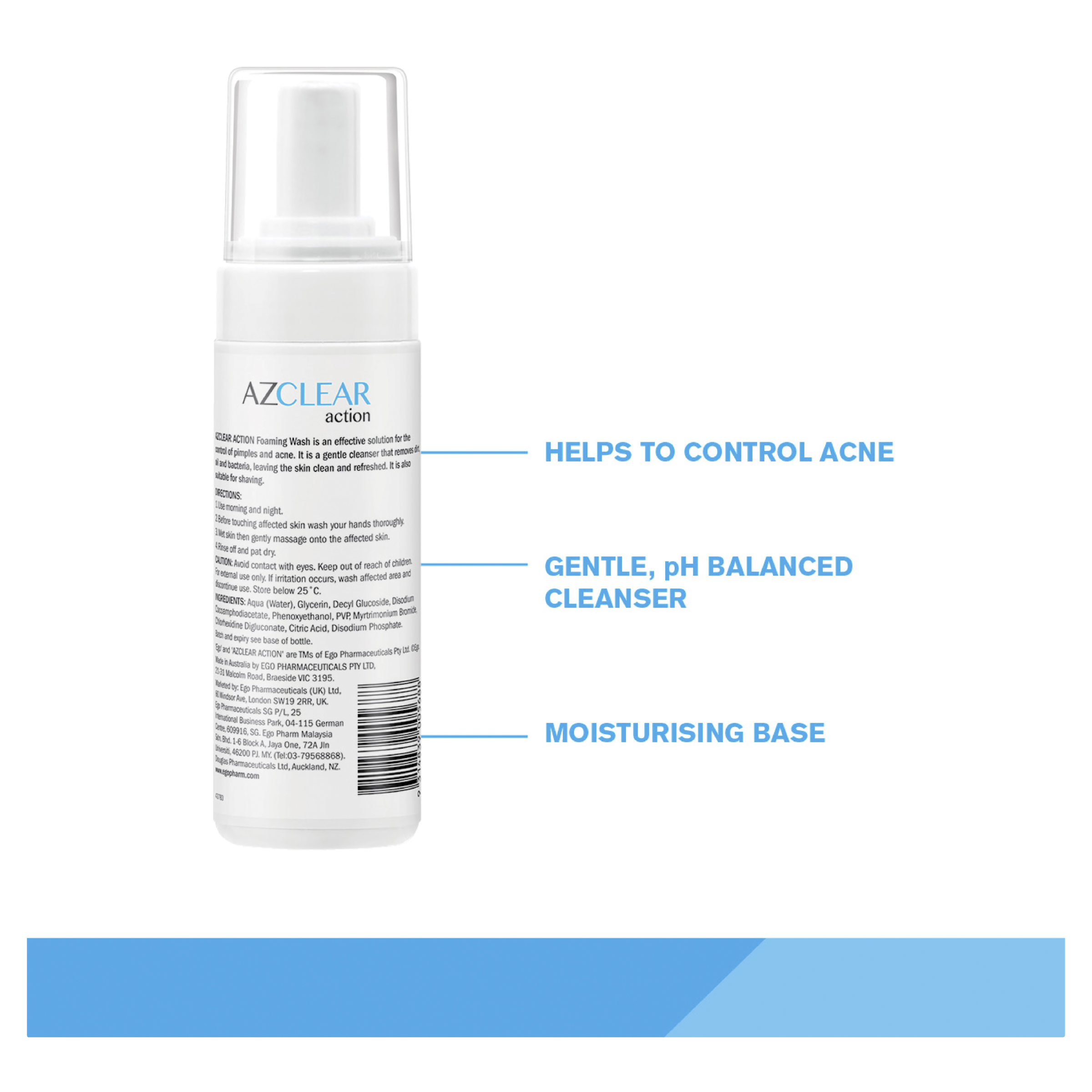 EGO AZCLEAR FOAM WASH 150ML - Image 2