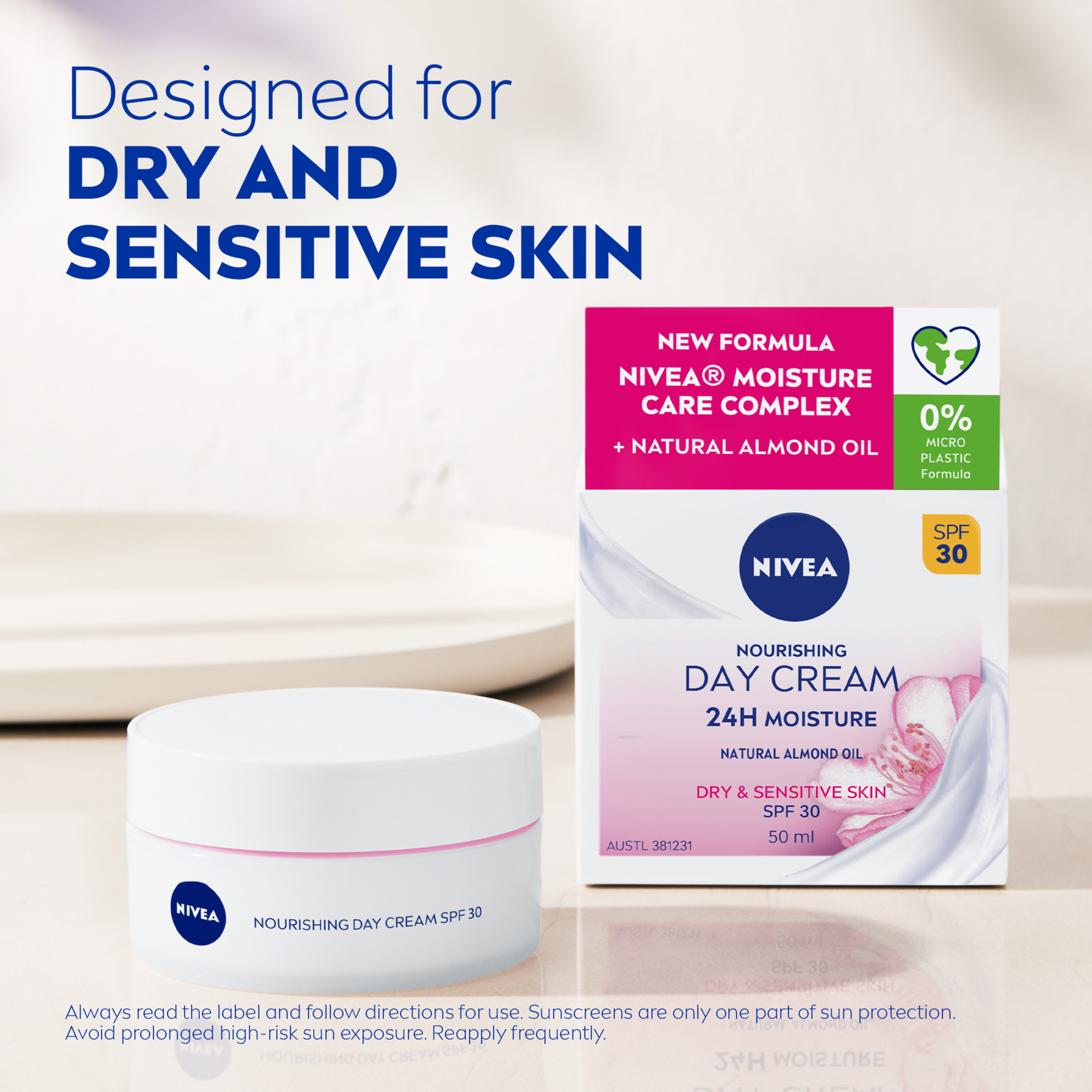 NIVEA DAILY ESSENTIALS NOURISH DAY CREAM SPF30+ 50ML - Image 8