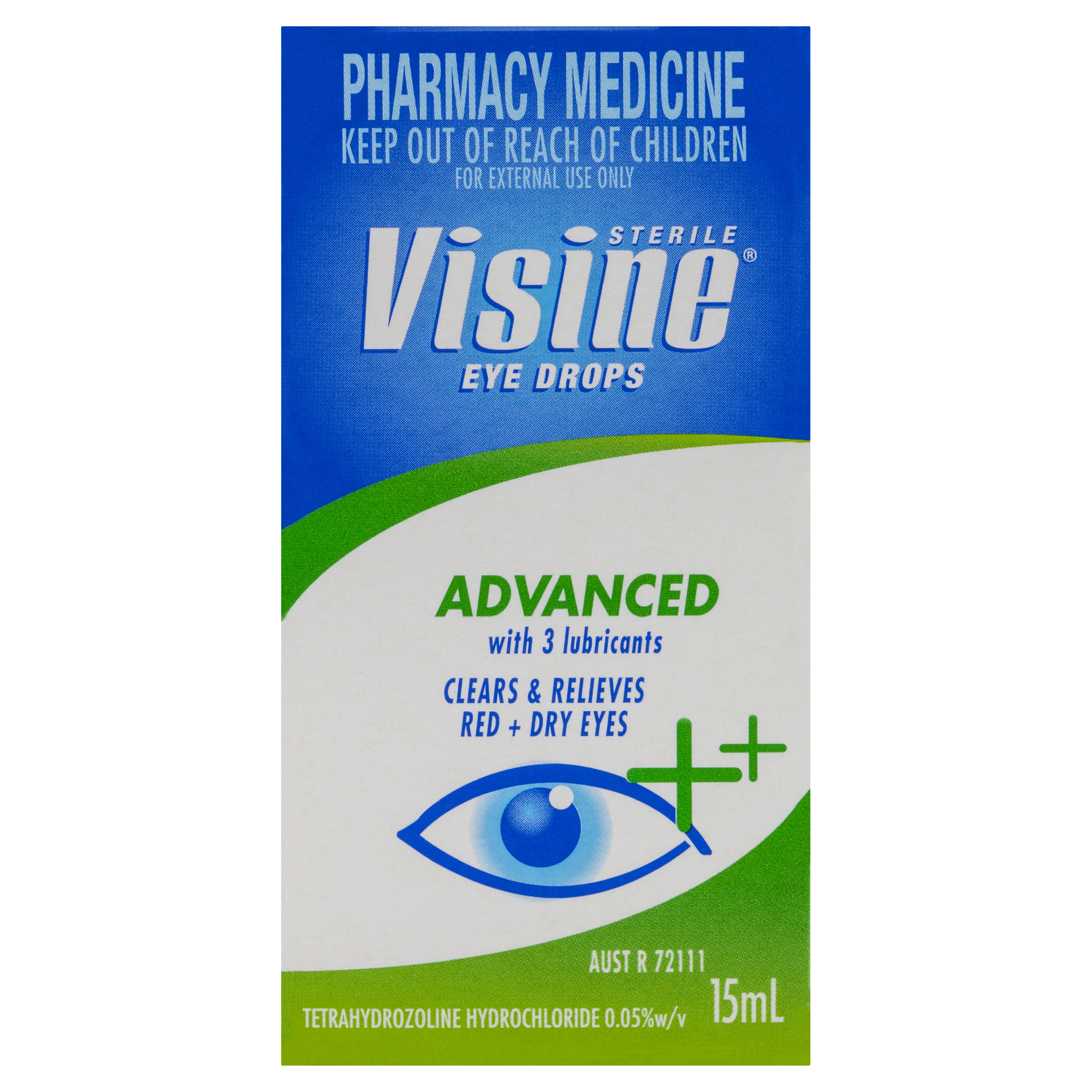 VISINE ADVANCED EYE DROPS 15ML - Image 2