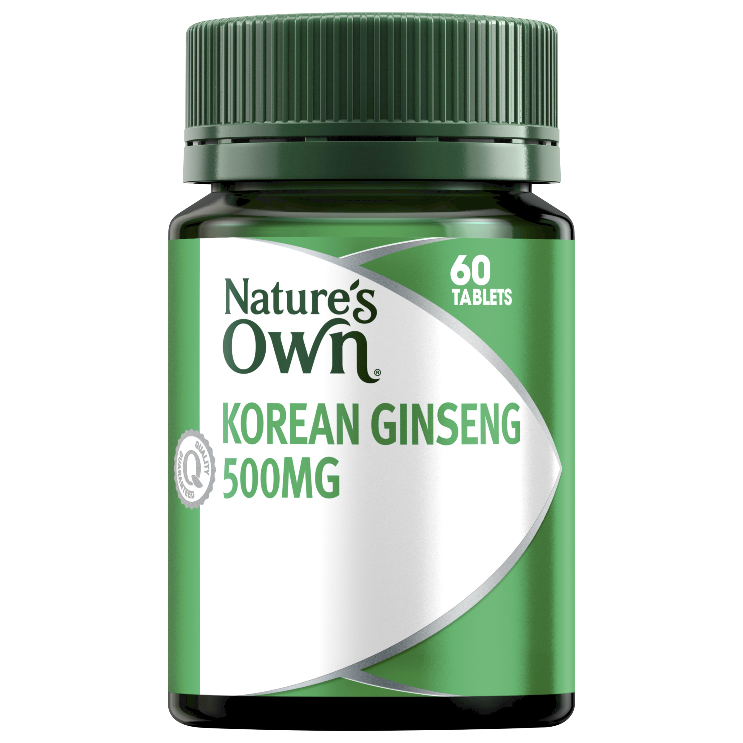 NATURES OWN KOREAN GINSENG 500MG 60 TABLETS - Image 5