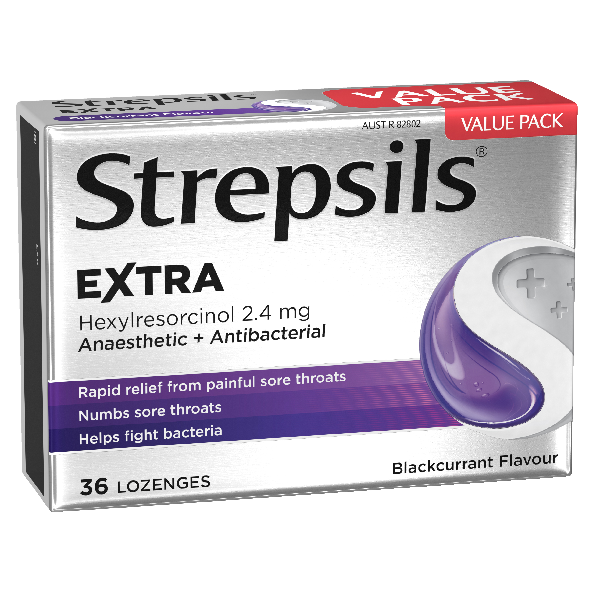 STREPSILS EXTRA BLACKCURRANT 36 LOZENGES - Image 3
