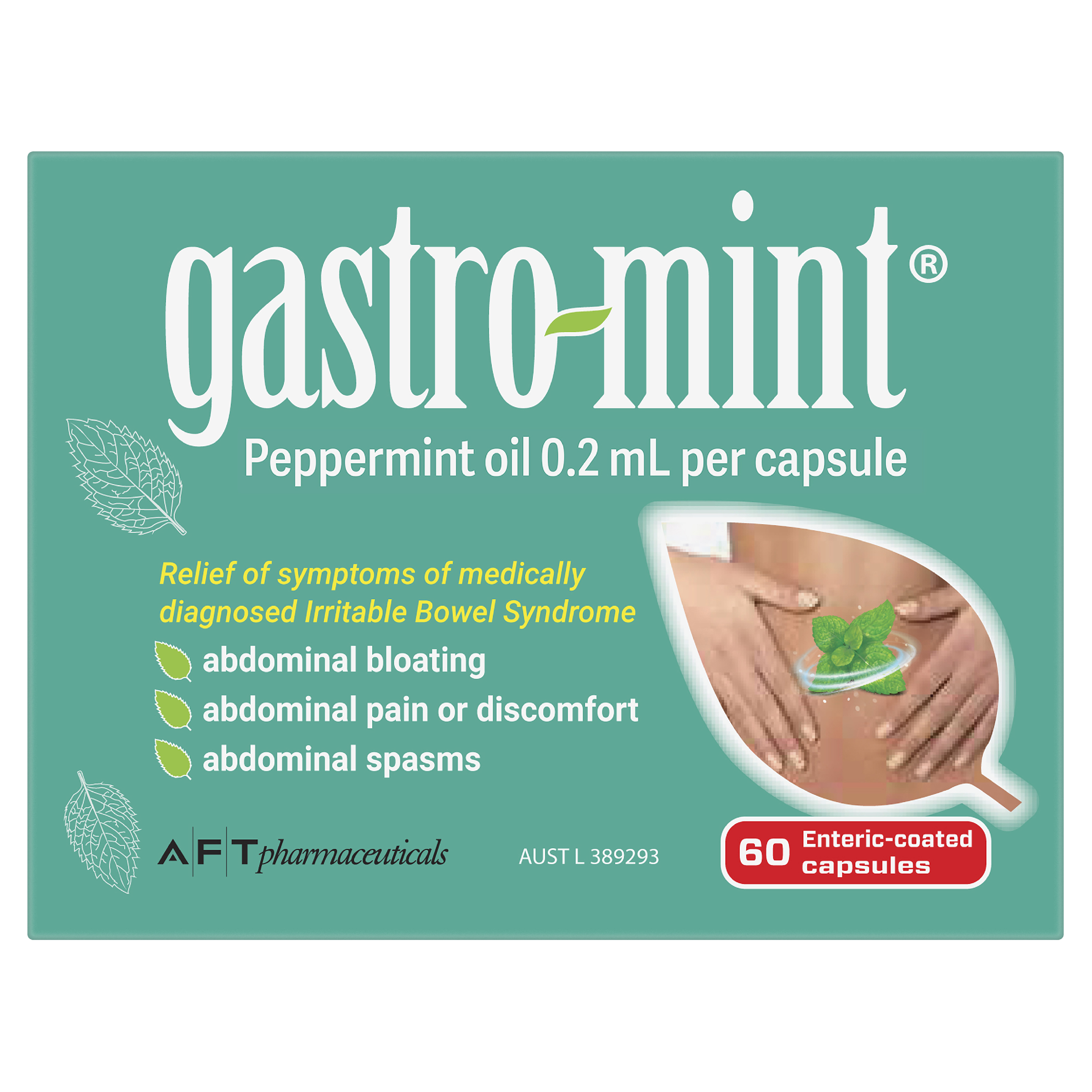 GASTRO-MINT IBS RELIEF 60 CAPSULES - Image 2