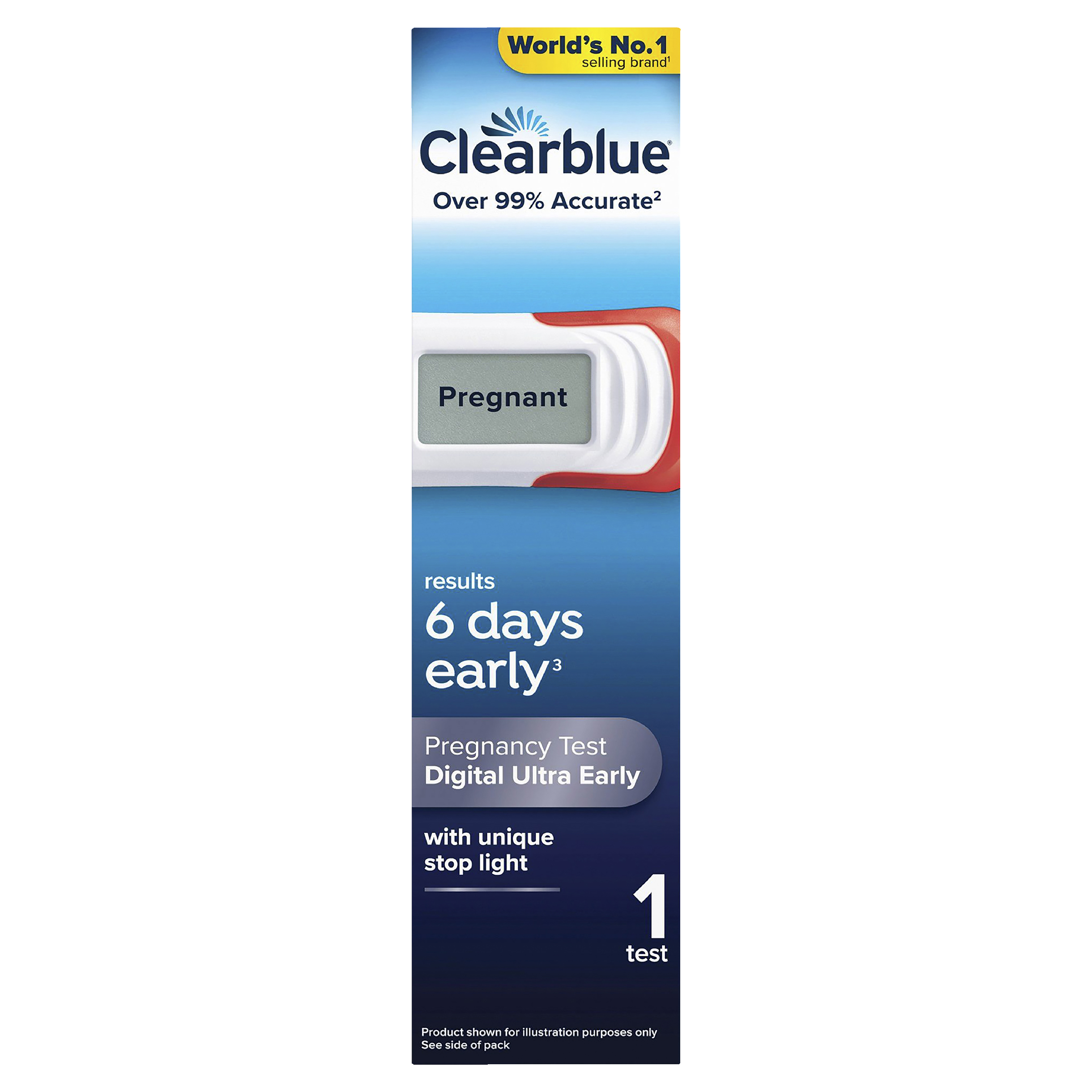 CLEARBLUE ULTRA EARLY PREGNACY TEST 1 PACK